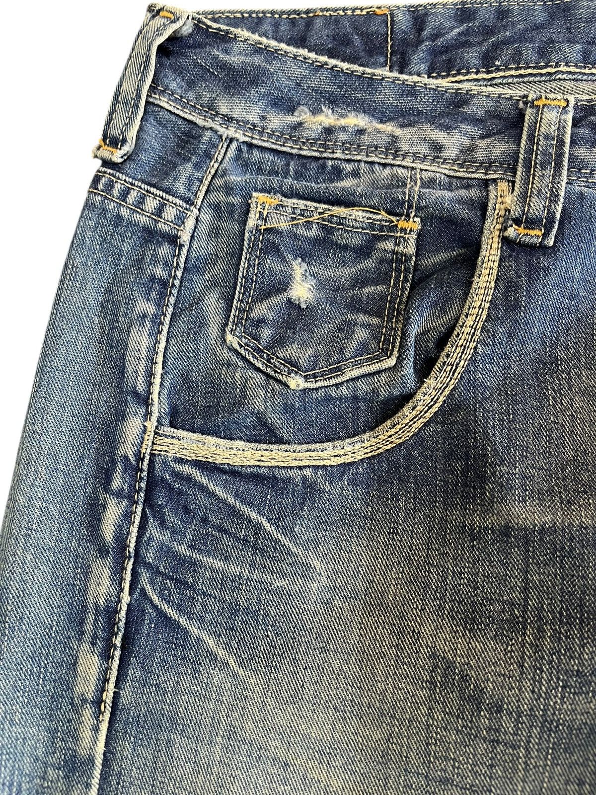 If Six Was Nine Vintage Replay Flare Faded Denim Size US 31 - 5 Thumbnail