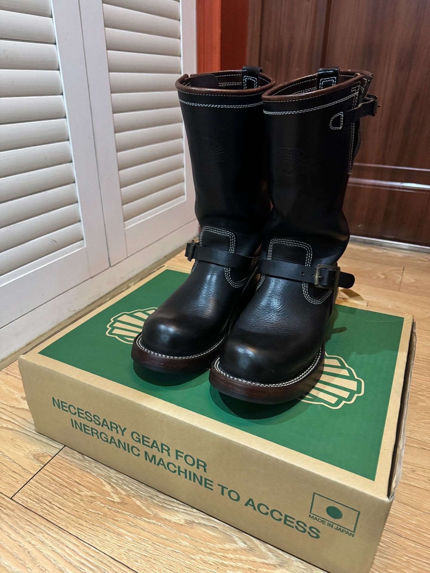 zerrows Japanese Engineer Boots with Steel Toe Size US 8.5 / EU 41-42 - 1 Thumbnail