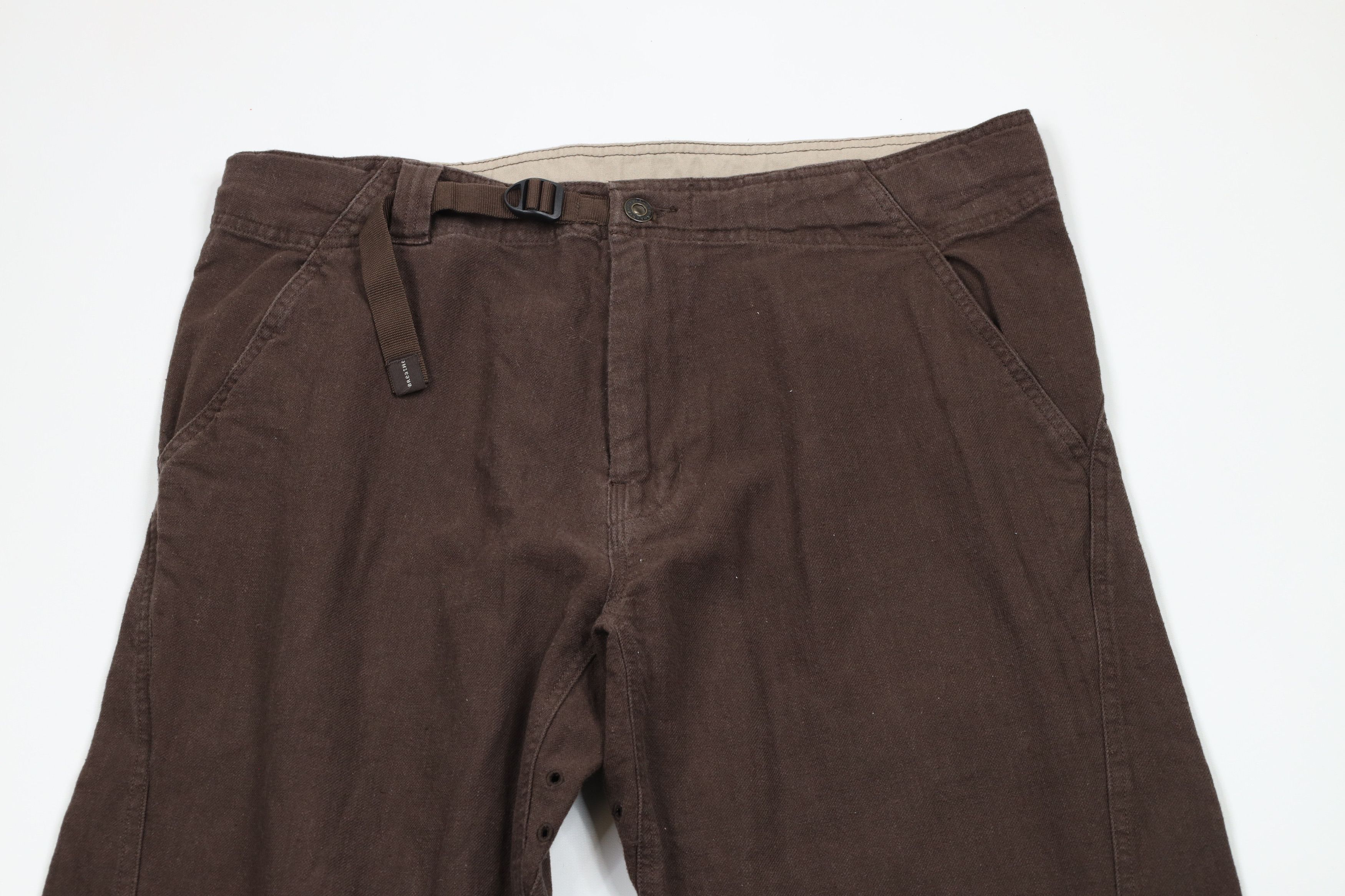 Prana × Vintage prAna Breathe Belted Hemp Organic Cotton Blend Hiking Pants Size US 36 / EU 52 - 2 Thumbnail