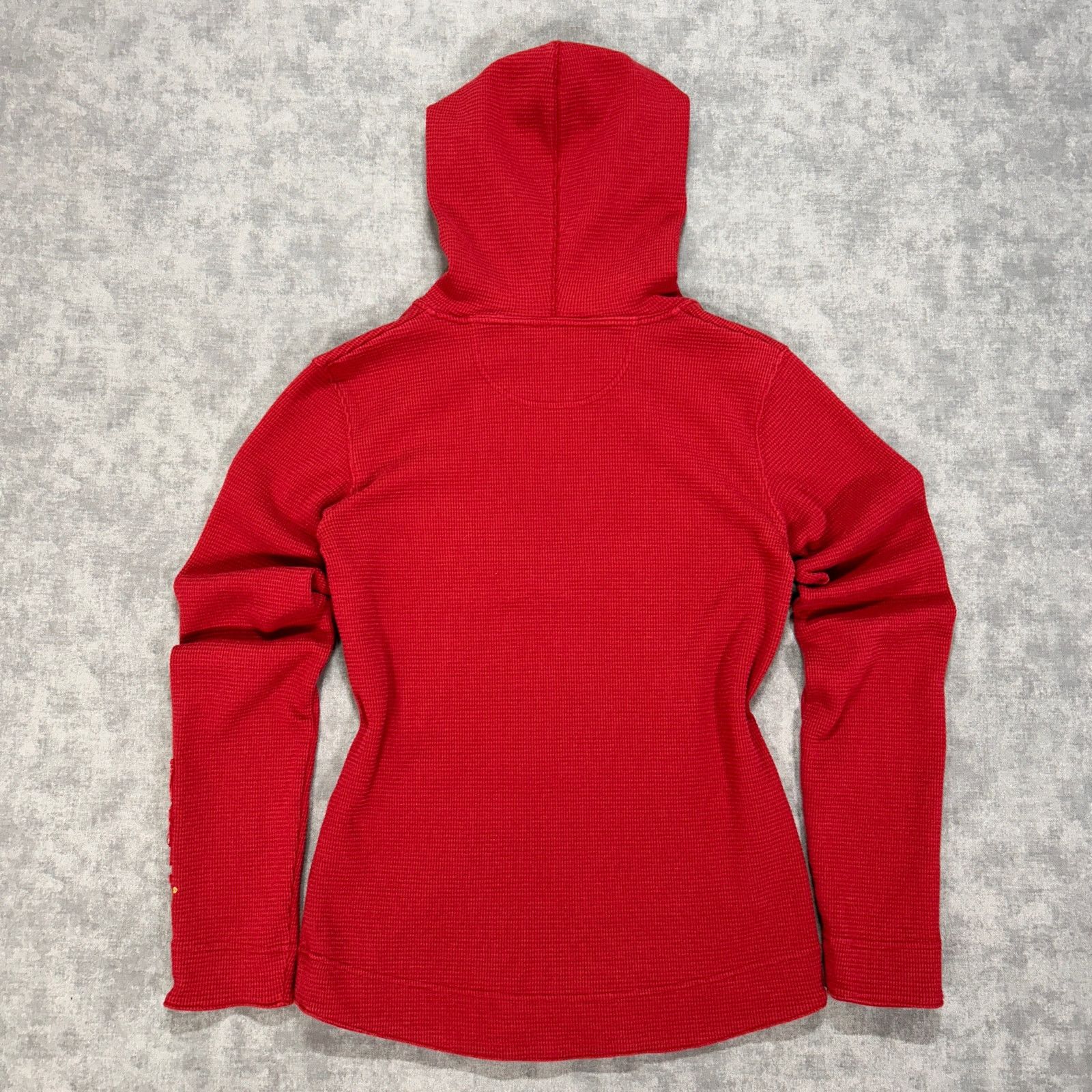 Nike VTG Y2K Nike USC Trojans waffle knit thermal hoodie womens M Size L / US 10 / IT 46 - 2 Thumbnail