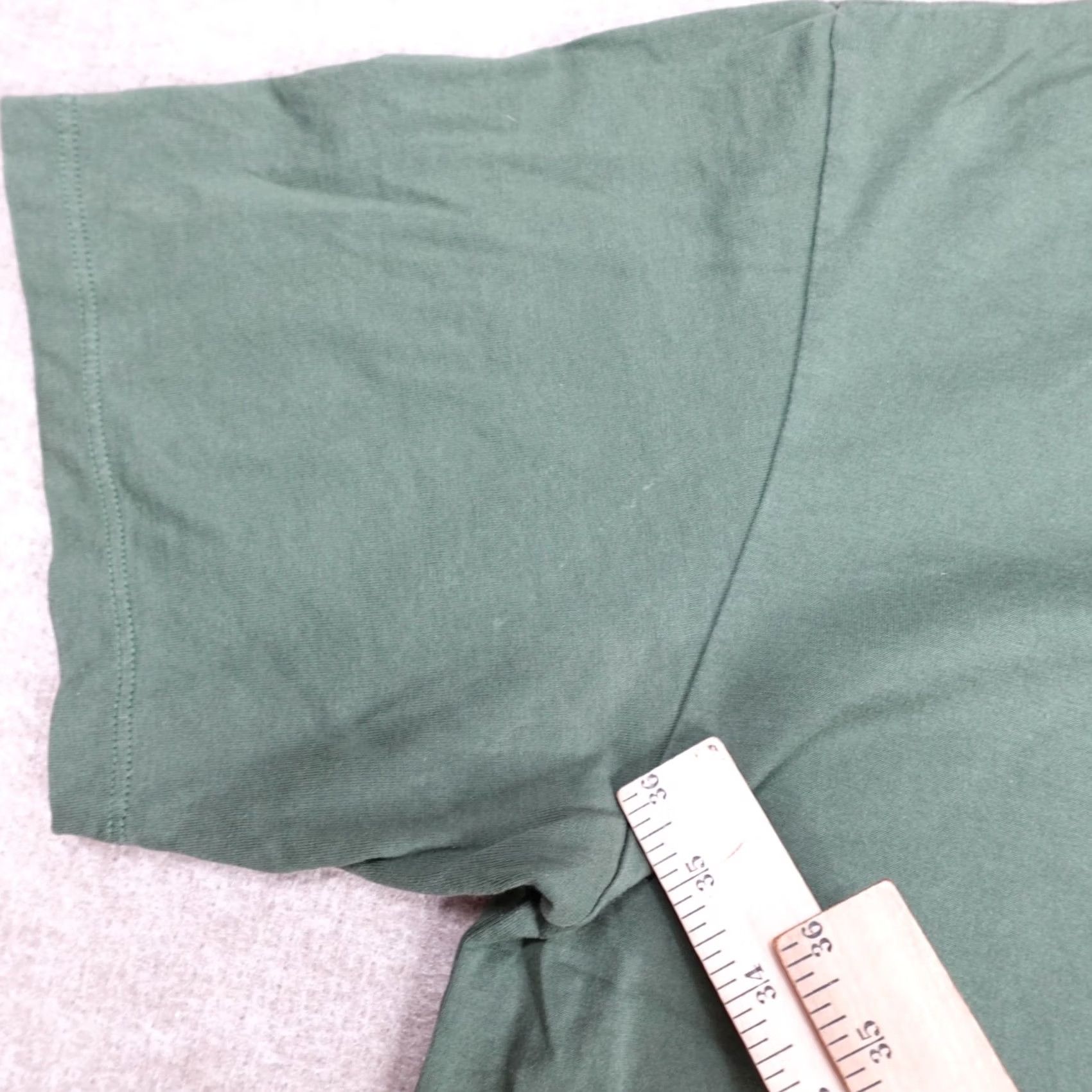 Celine CELINE Mens Shirt Large Green Spellout Logo Cotton Made in Italy Size US L / EU 52-54 / 3 - 8 Thumbnail