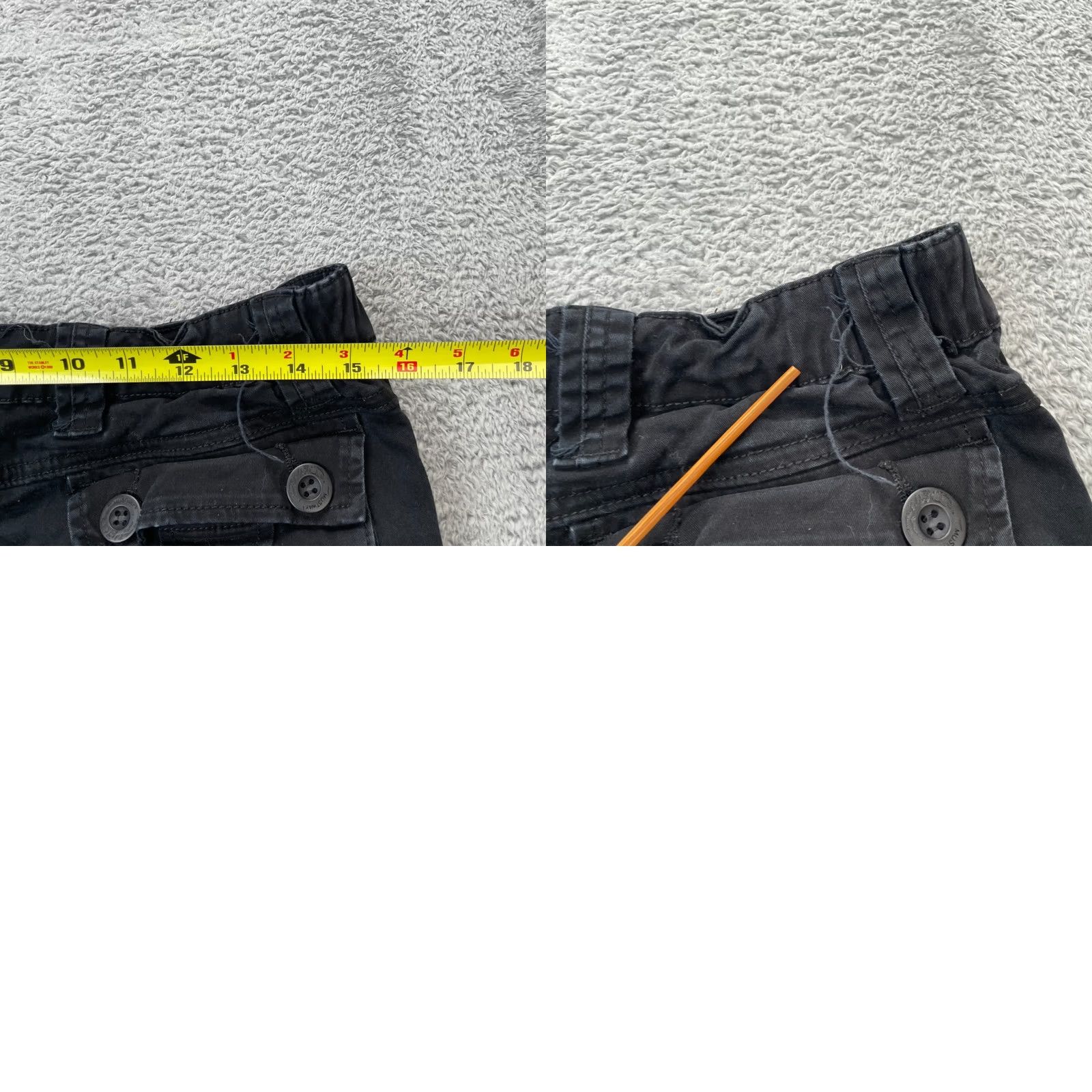 Vintage Must Way Pants Womens 32 Black Cargo Army Utility Military Multi Combat Tactical Pants Casual Travel City 90s? Size 24" / US 00 / IT 34 - 8 Thumbnail