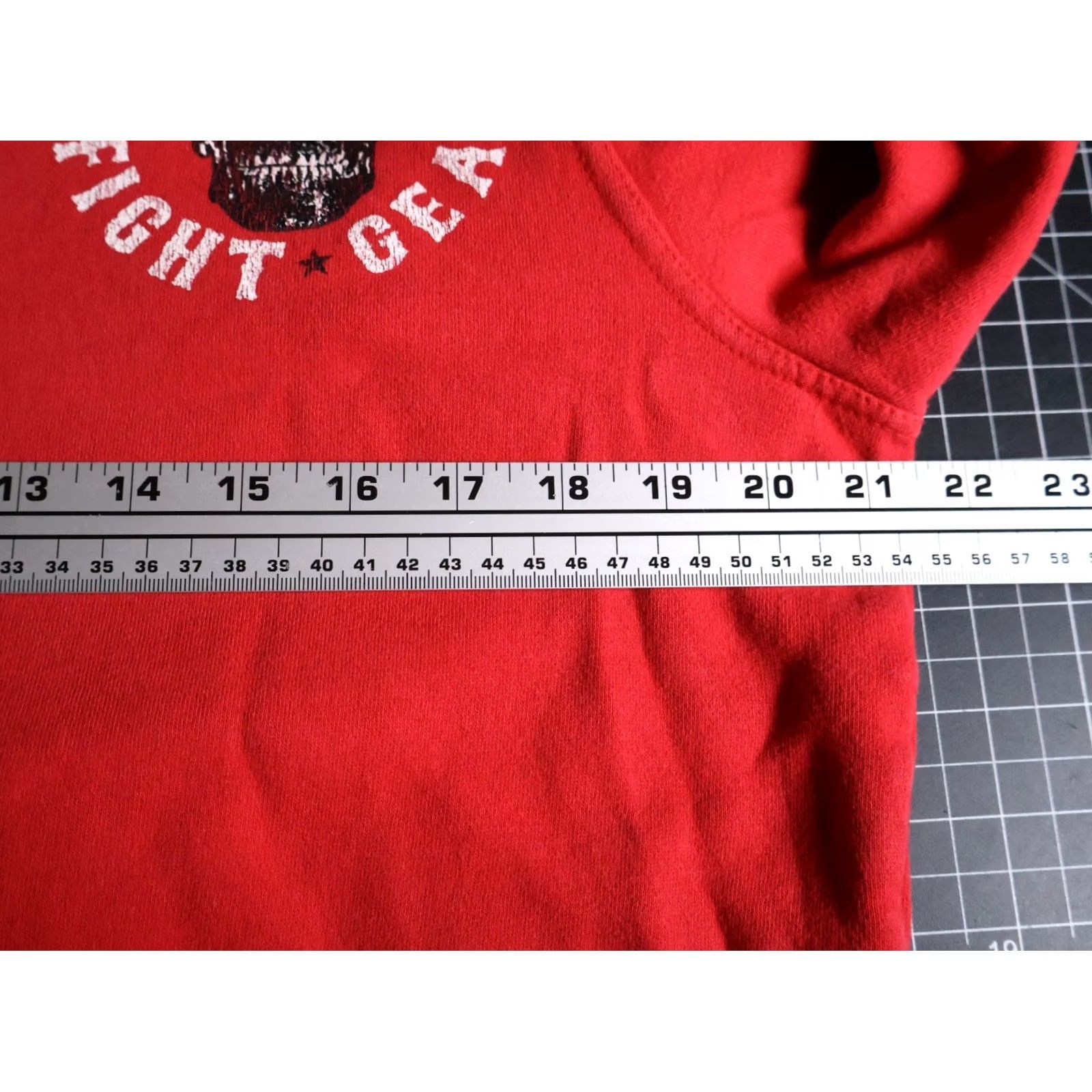 Doublet Hitman Fight Gear Hoodie Men's Small Red Zip Sweatshirt Graphic Print Skull Full Zip Pockets Heavyweight Crew Neck Size US S / EU 44-46 / 1 - 5 Thumbnail