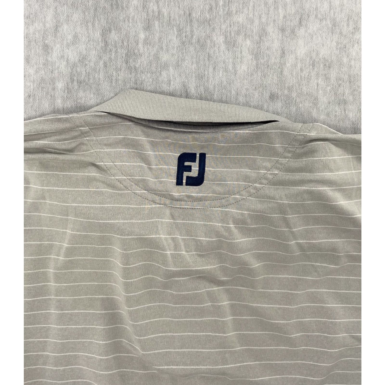 Footjoy FootJoy Shirt Adult XL Gray Polo TPC Prestancia Athletic Fit Mens Golf Button-Up Collar-Down Short Sleeve Size US XL / EU 56 / 4 - 4 Thumbnail