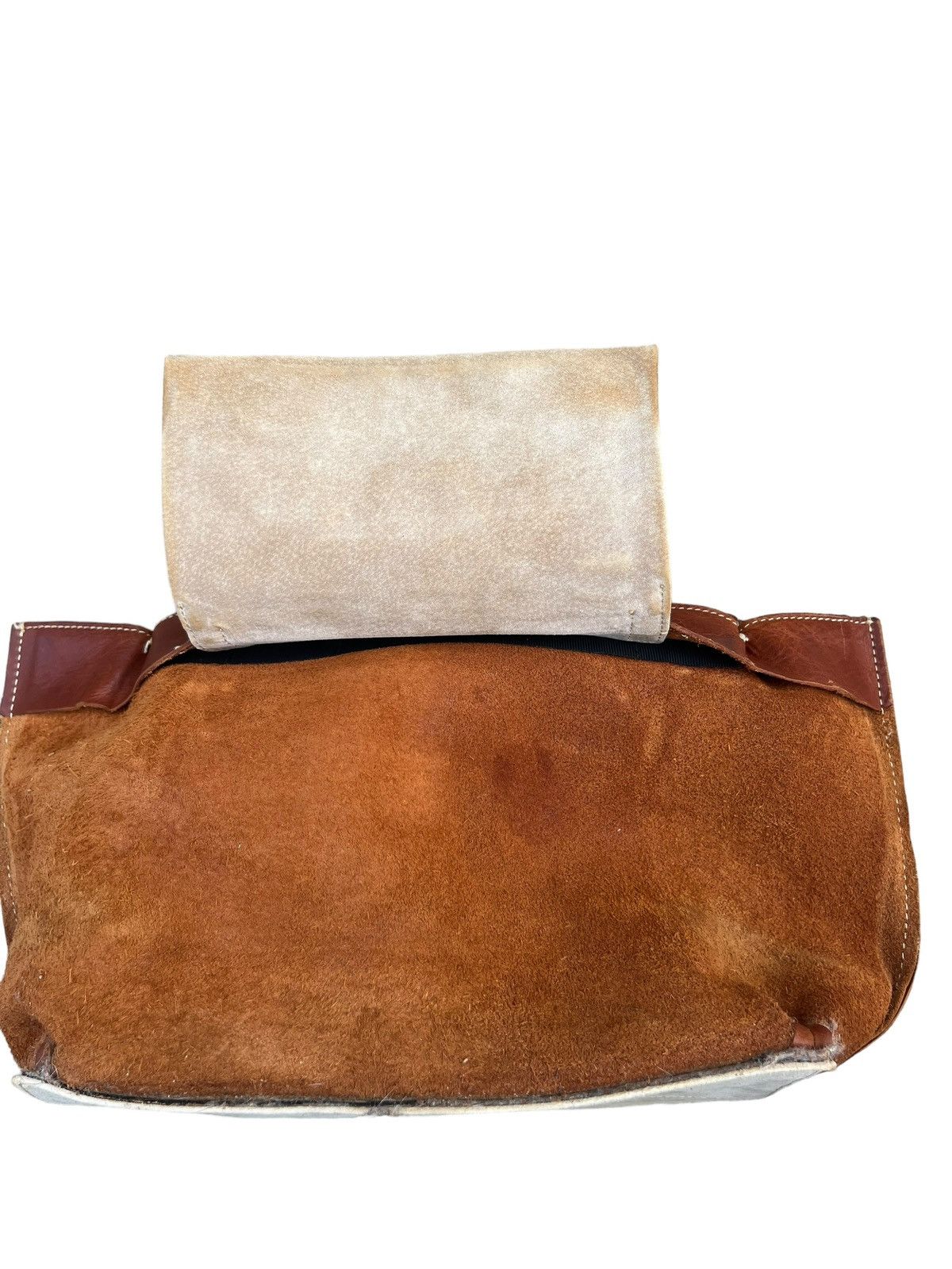 Leather Vintage Tsuchiya Kaban Patina Leather Mini Bag Size ONE SIZE - 21 Thumbnail