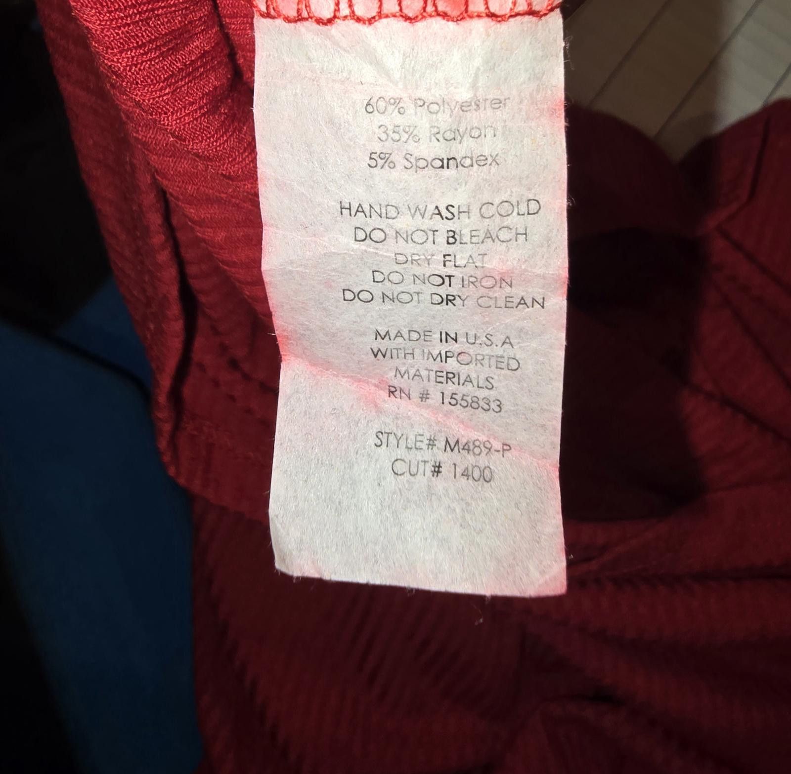 Forever 21 Forever 21 Long Sleeve Dress in Red Size XL / US 12-14 / IT 48-50 - 3 Thumbnail