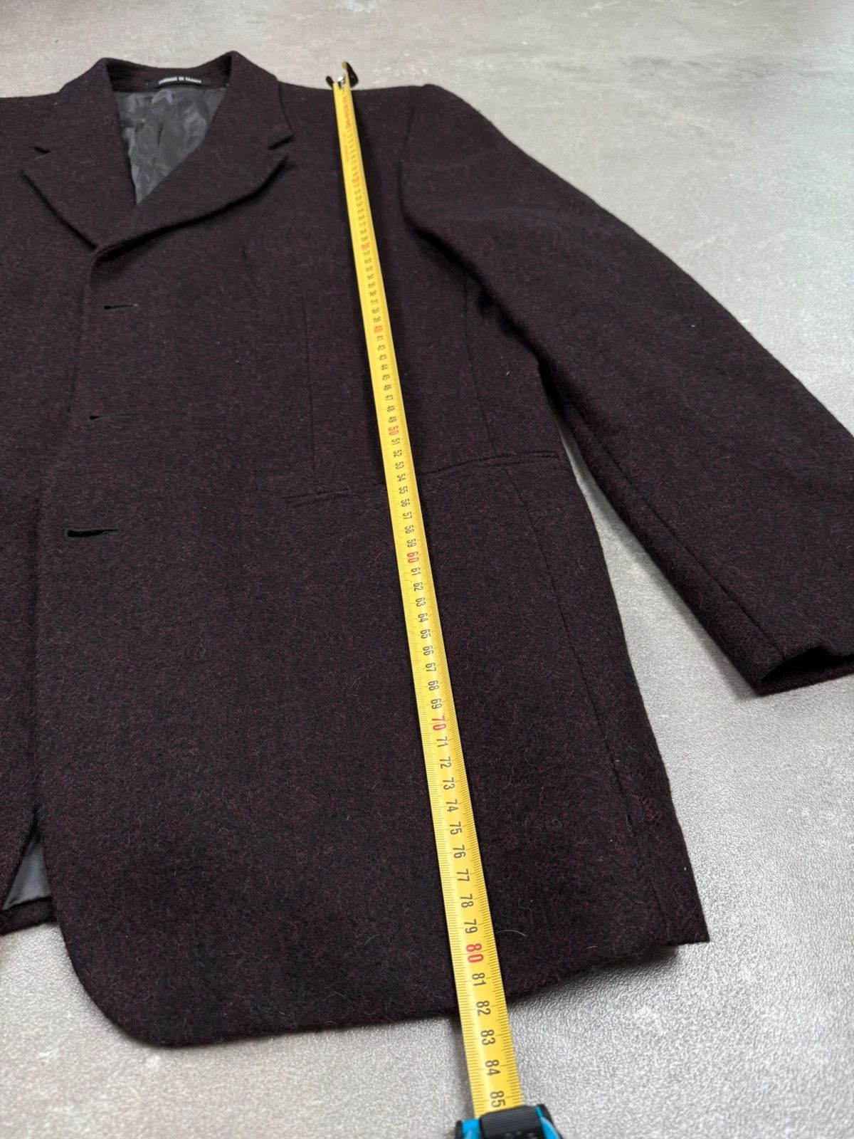 Yves Saint Laurent Yves Saint Laurent blazer wool luxury vintage 90s 1990s Size 54L - 9 Thumbnail