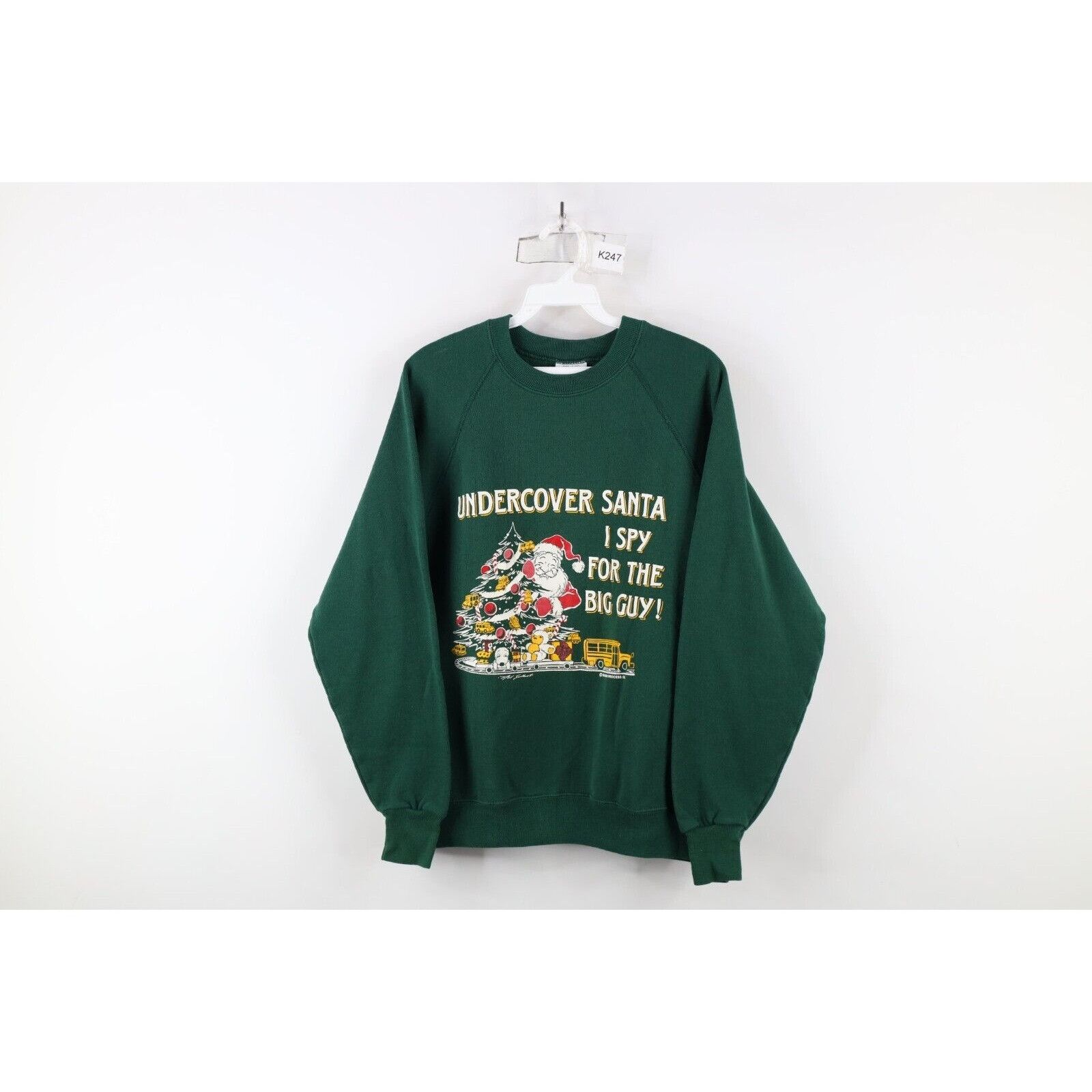 Vintage Vintage 90s Streetwear Christmas Undercover Santa Sweatshirt Size XL / US 12-14 / IT 48-50 - 1 Thumbnail