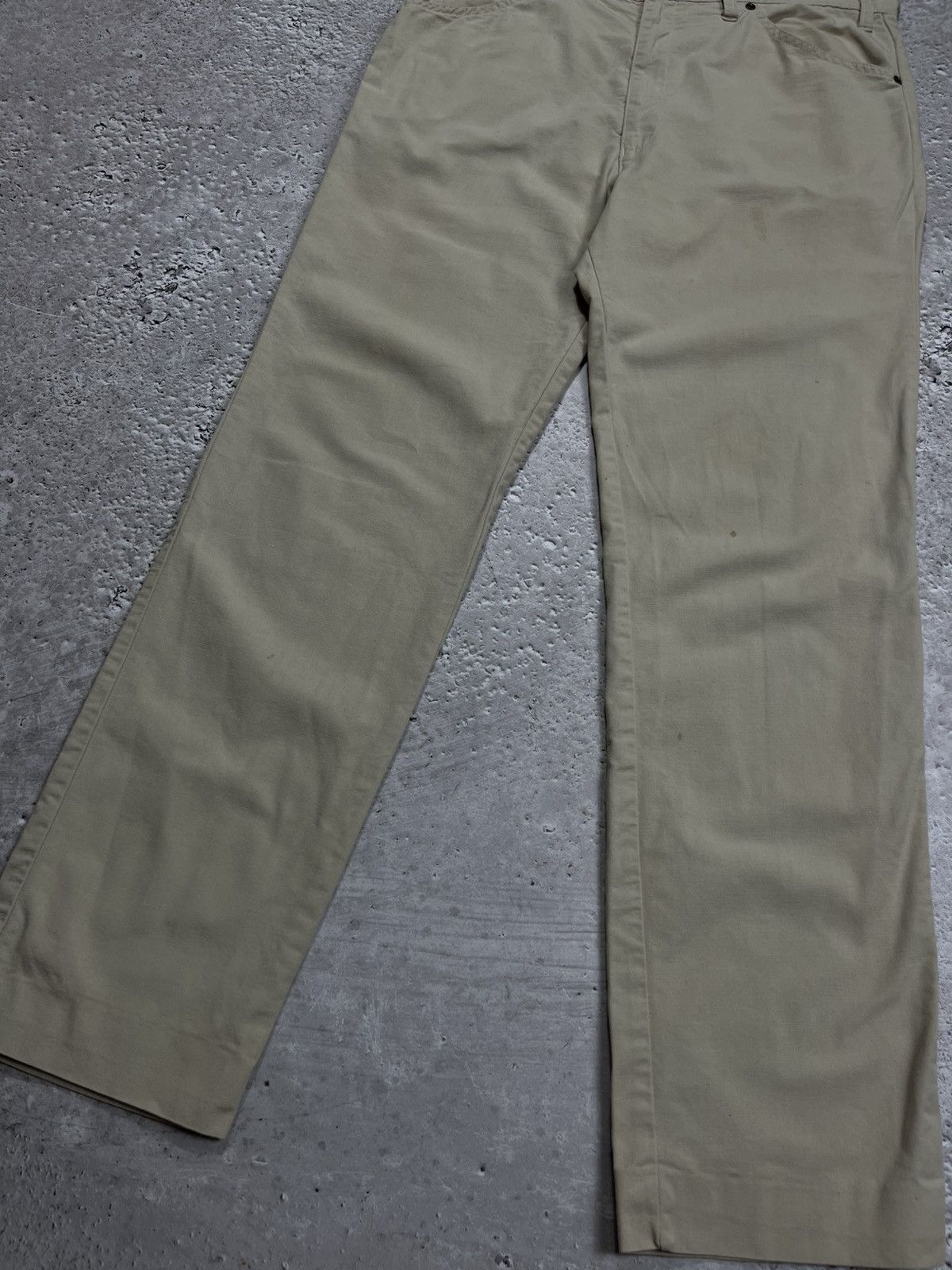 Levi's Vintage Levi’s 631 Beige Pants Made in Italy W36 L36 Size US 36 / EU 52 - 10 Thumbnail