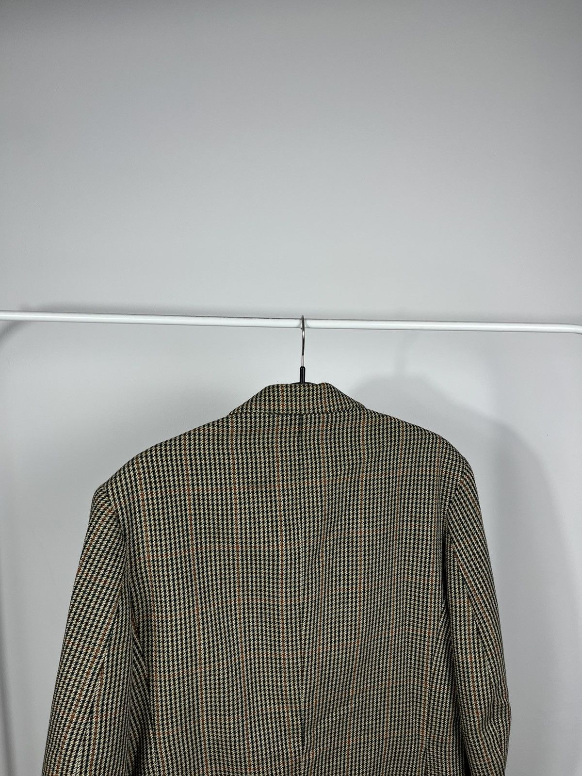 Other Vintage 1963 British Wool Blazer Houndstooth Tailored Size 44R - 10 Thumbnail