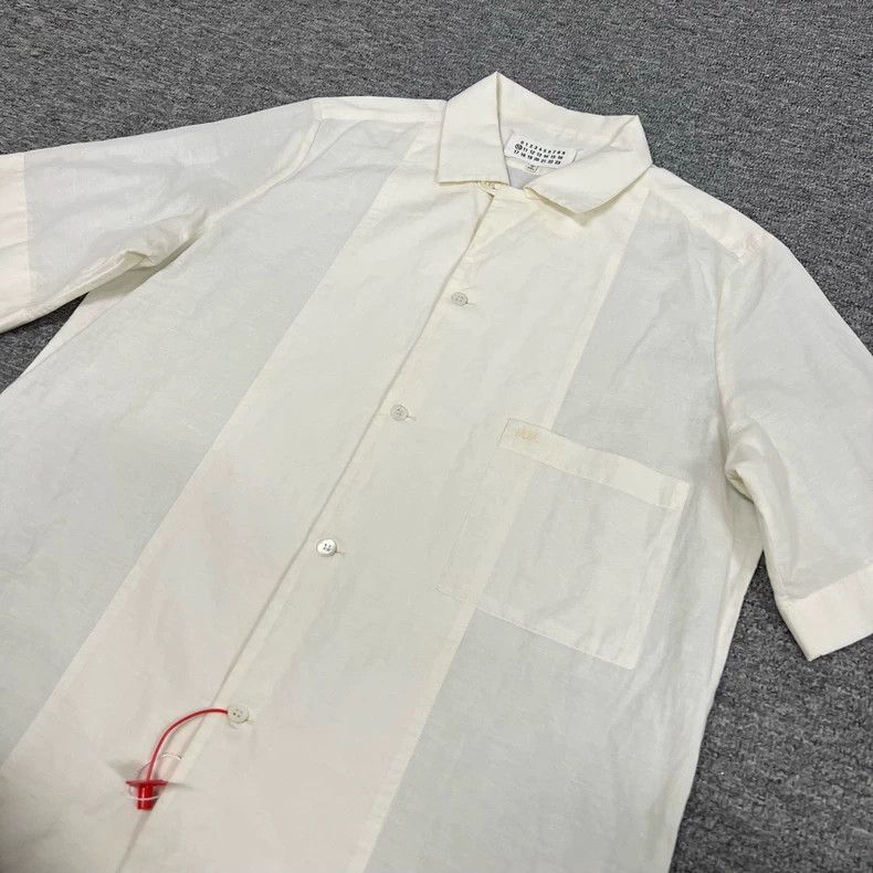 Maison Margiela Maison Margiela Cuban collar short-sleeved shirt Size US XXS / EU 40 - 3 Thumbnail