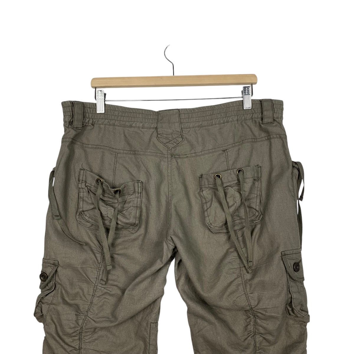 Japanese Brand Bondage 3 Quarters Cargo Pant #2028-C88 Size 36" / US 14 / IT 50 - 9 Thumbnail