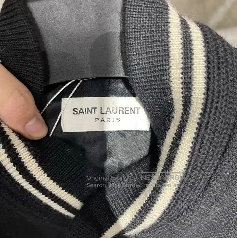 Yves Saint Laurent YSL Black Cotton Women's Jacket . Size XL / US 12-14 / IT 48-50 - 2 Thumbnail