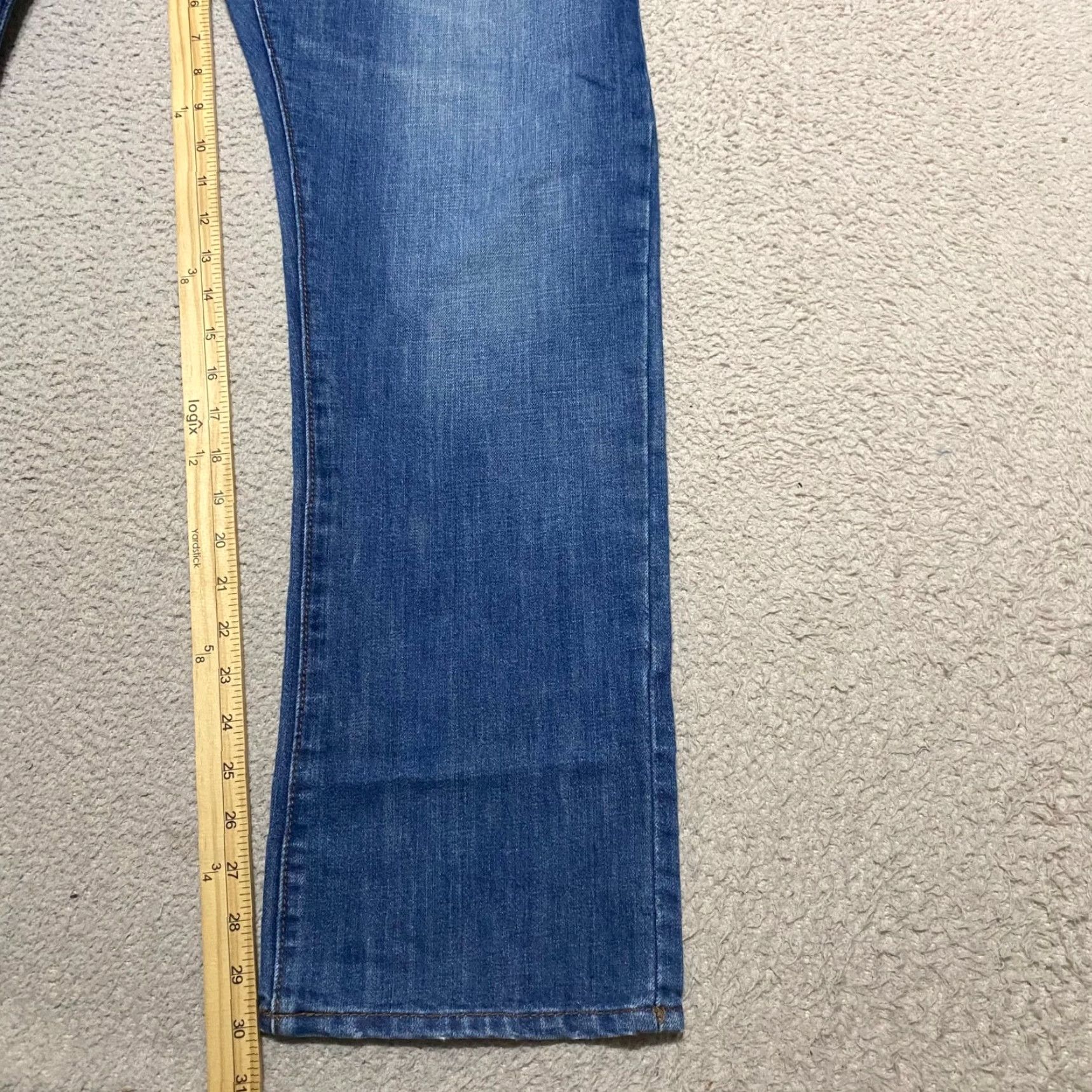 Gap Gap Mens Jeans 35x32 Blue Denim Straight Leg Mid Rise Medium Wash Size US 35 - 6 Thumbnail