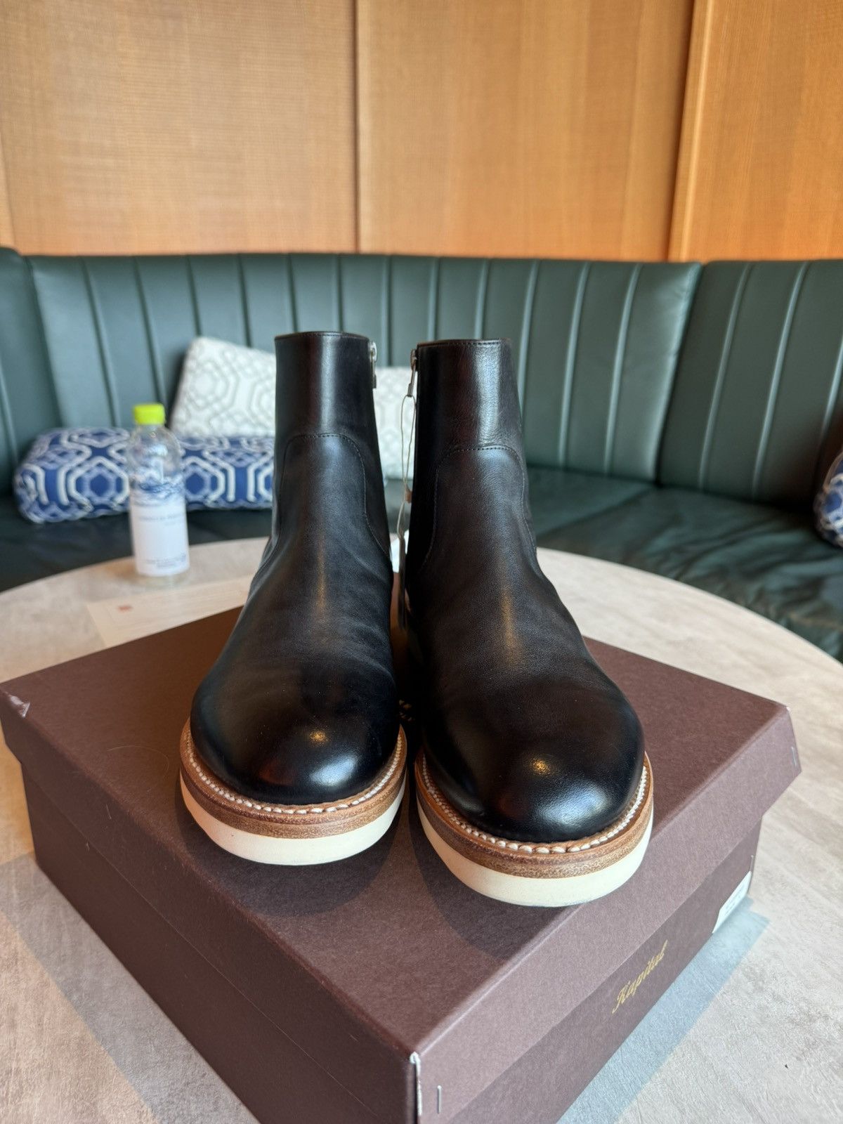 Kapital × Kapital Kountry Smiley Leather Chelsea Boots Size US 11 / EU 44 - 8 Thumbnail