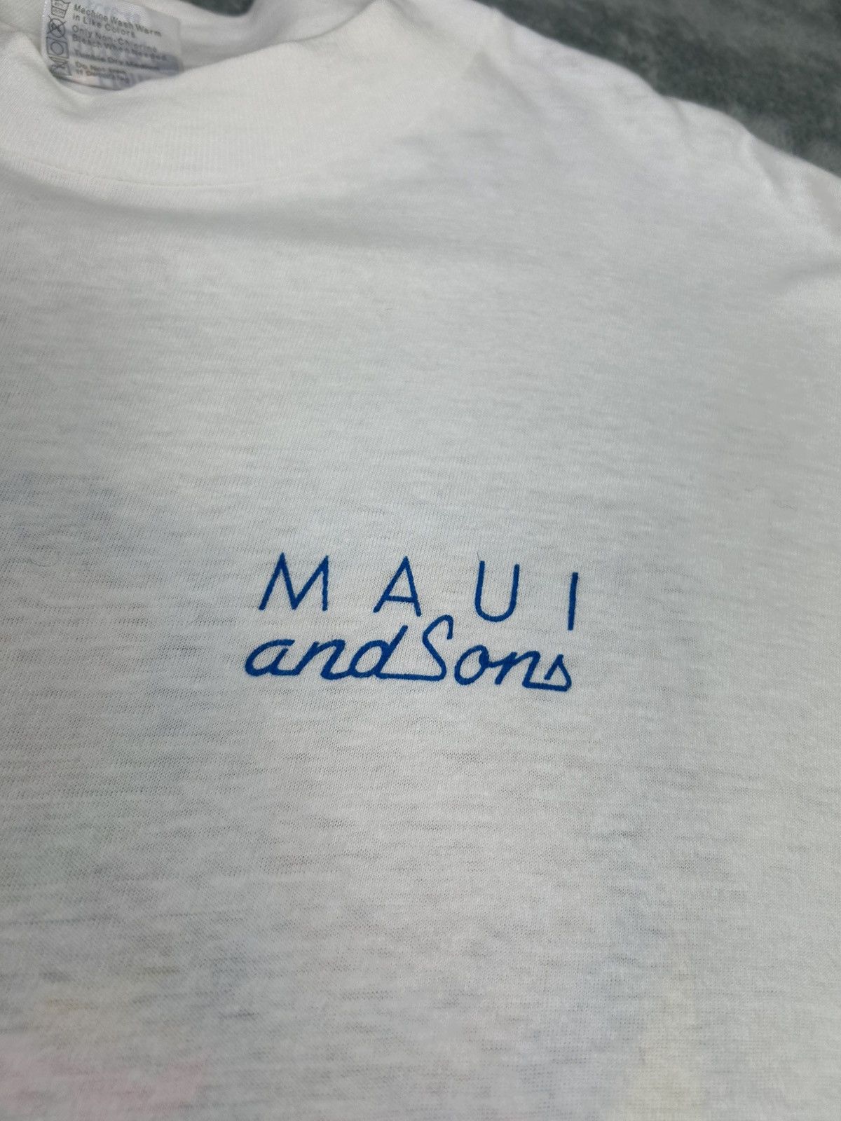 Maui and Sons Vintage 80’s Maui & Son Skate / Surf Graphic Size US XL / EU 56 / 4 - 3 Thumbnail