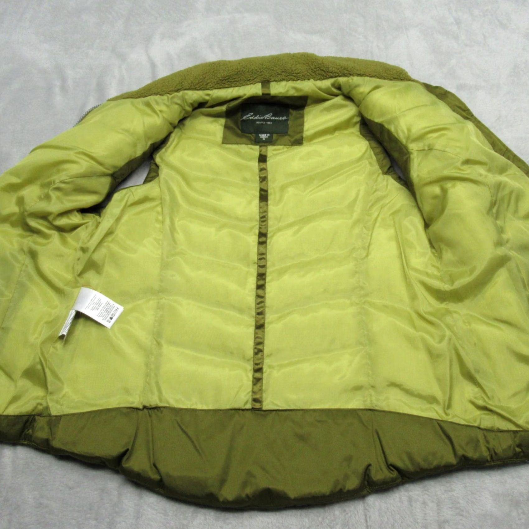 Eddie Bauer Eddie Bauer Womens Medium Green Goose Down Vest - Outdoor Vests Size M / US 6-8 / IT 42-44 - 2 Thumbnail