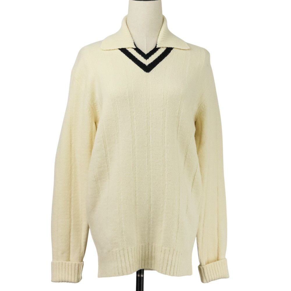 Hermes Hermes Hermès Wool Knit Sweater Textile Tops DUTY FREE for USA Size ONE SIZE - 1 Thumbnail