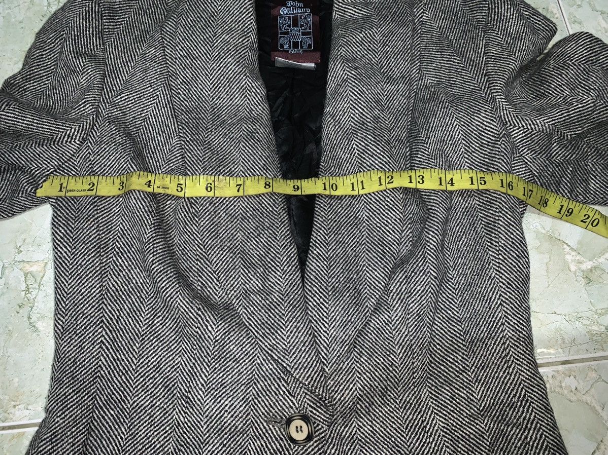 John Galliano Lambswool John Galliano Blazer Size S / US 4 / IT 40 - 5 Thumbnail