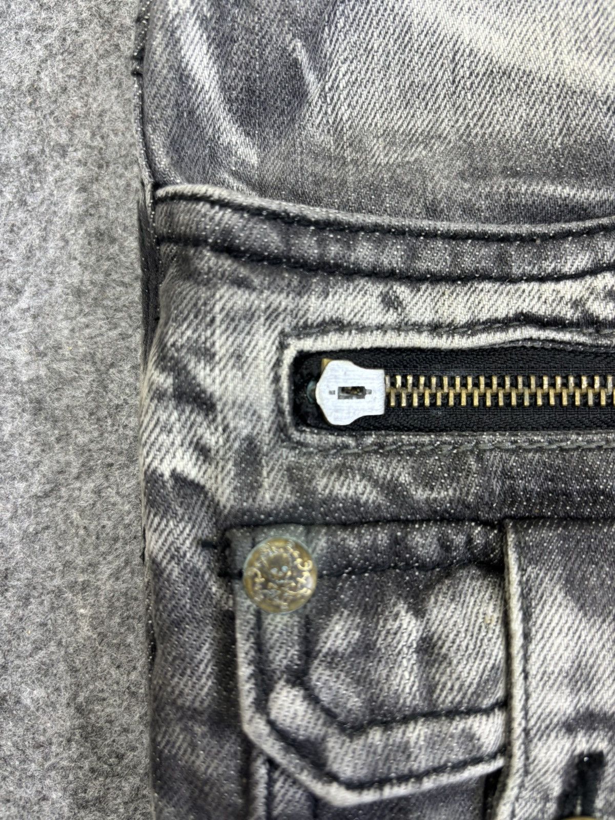 Japanese Brand 💥Super Flare💥Blow By Blue Insane Fades Flare Denim F923 Size US 33 - 11 Thumbnail