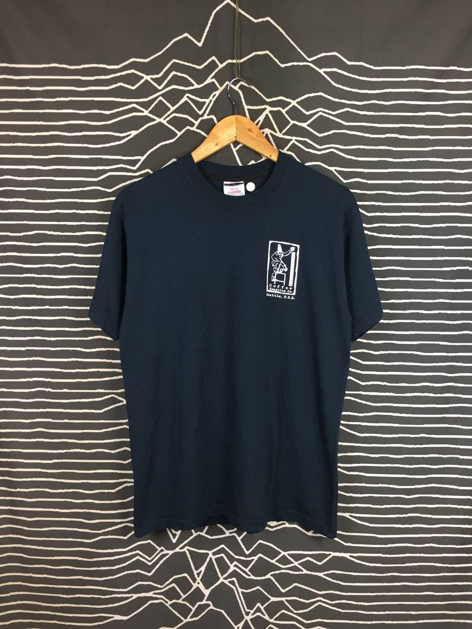 Jerzees Vtg Y2K CAFFE VITA Coffee Roasting Company Promo Tee Size US M / EU 48-50 / 2 - 4 Thumbnail