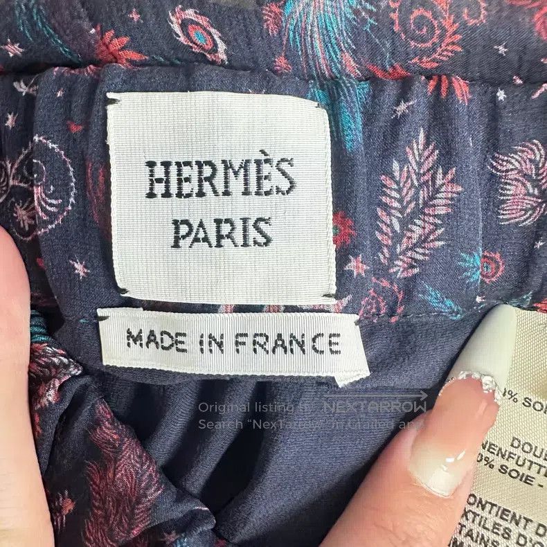 Hermes Hermes Dark Purple Long Skirt Size 25" / US 0 / IT 36 - 3 Thumbnail