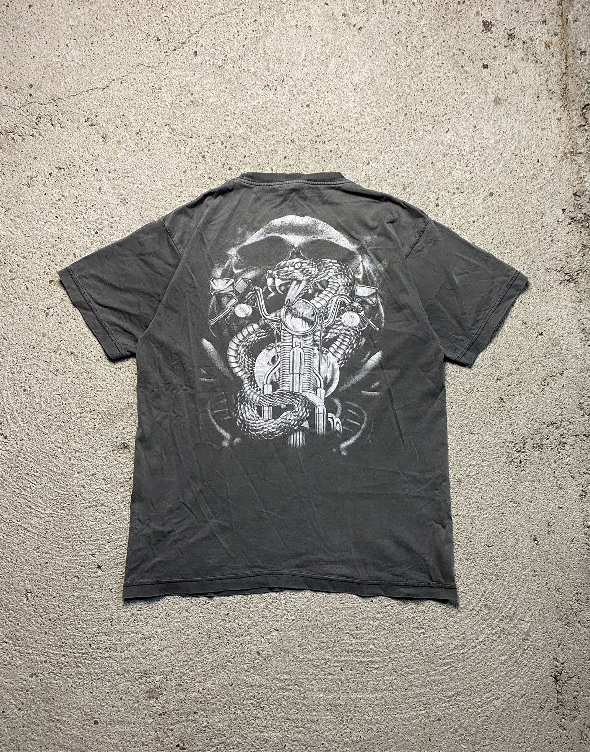 Vintage Vintage t-shirt american grey acid wash washed oversized Size US M / EU 48-50 / 2 - 2 Thumbnail