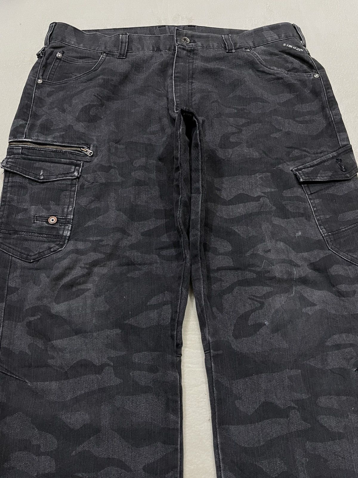 Japanese Brand Vintage Z-Dragon Faded Denim Jeans Size US 38 / EU 54 - 2 Thumbnail