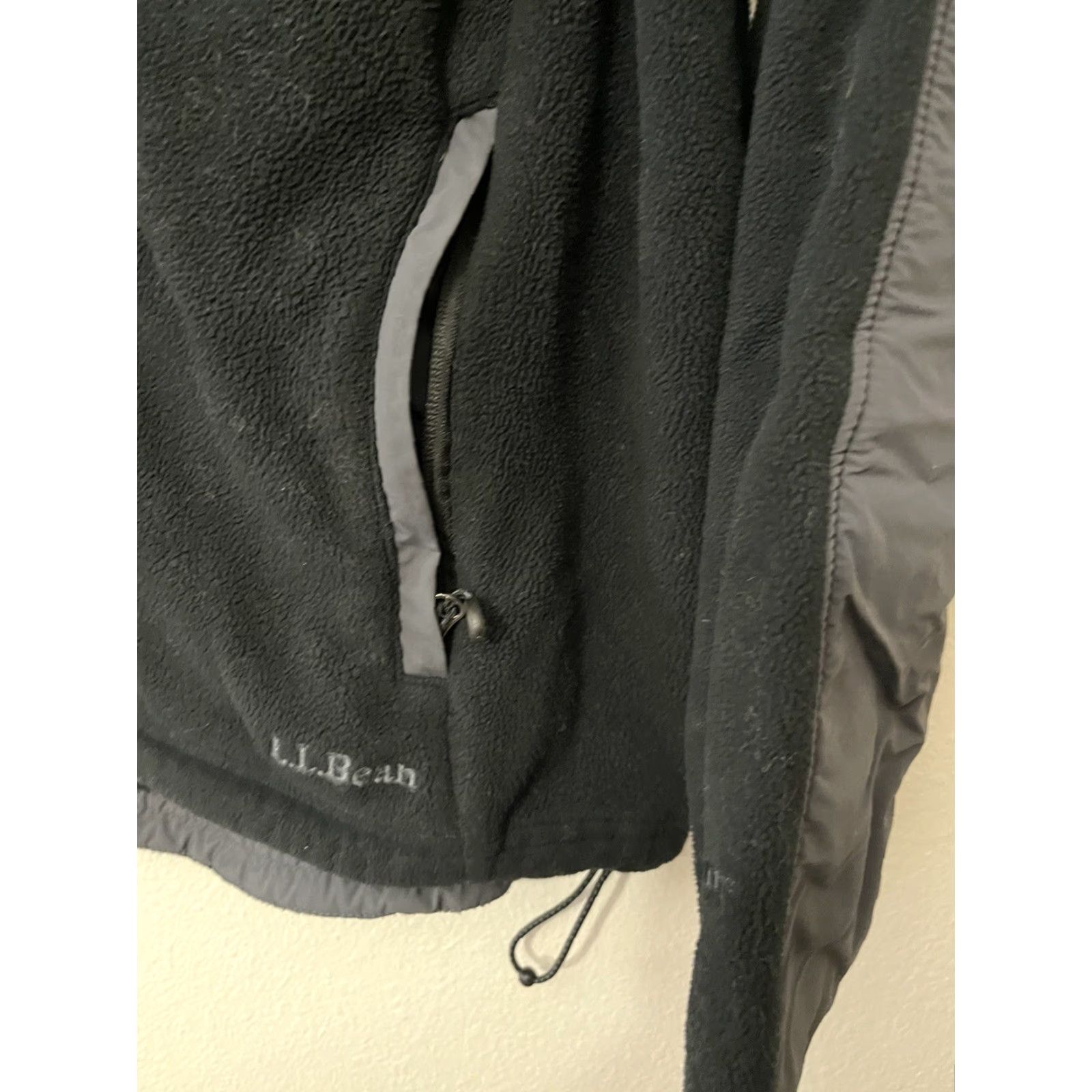 Vintage L.L. Bean Jacket Women’s Small Black Gray Polartec Full Zip Fleece Outdoors Size S / US 4 / IT 40 - 3 Thumbnail