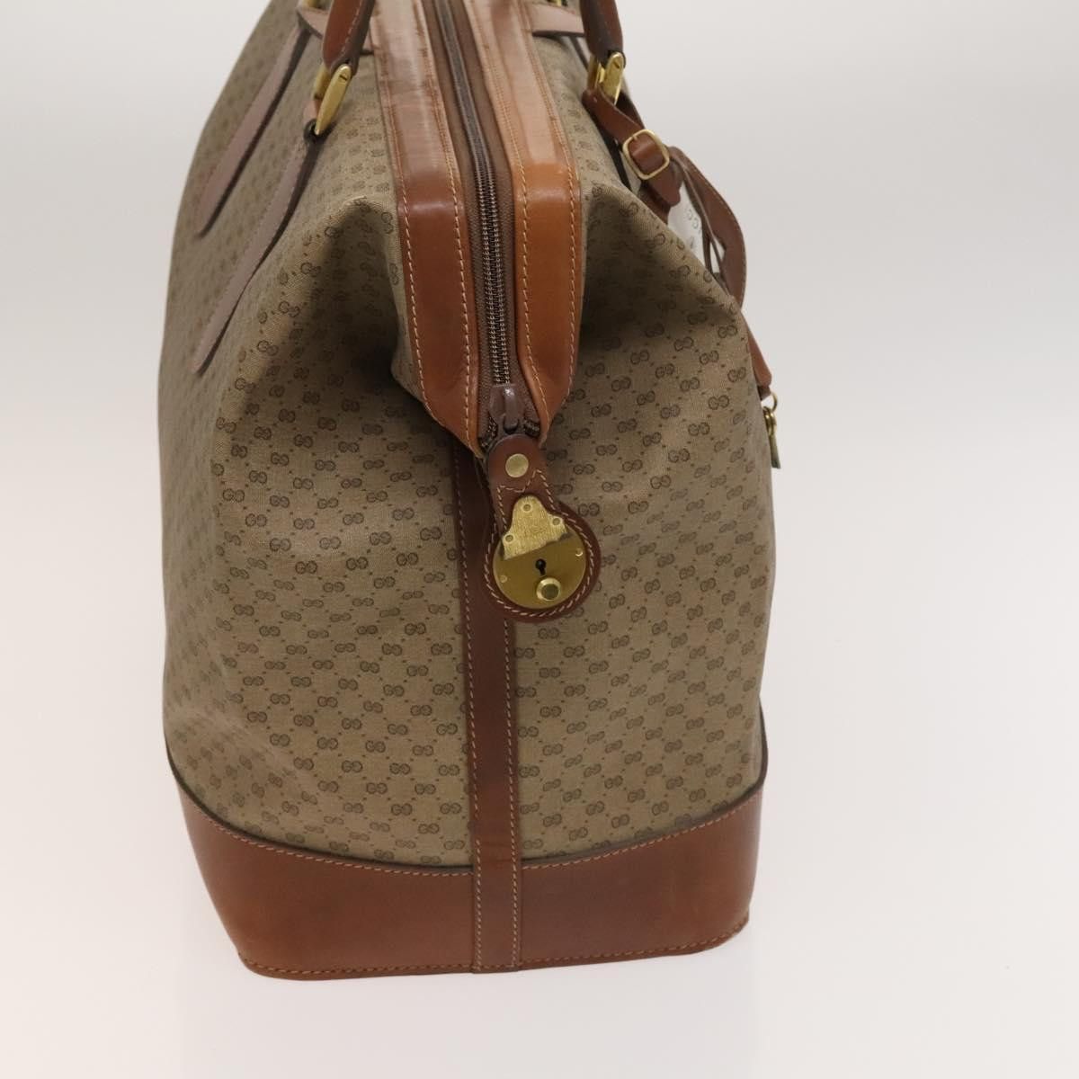Gucci GUCCI Micro GG Supreme Boston Bag Pvc Beige Gold 012 024 Size ONE SIZE - 5 Thumbnail