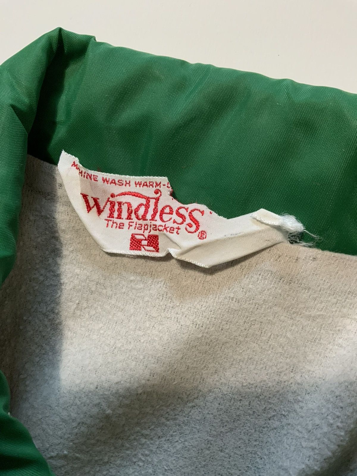 Vintage 70s Windless Flap Jacket Patch Baseball Windbreaker Jacket Size US S / EU 44-46 / 1 - 5 Thumbnail