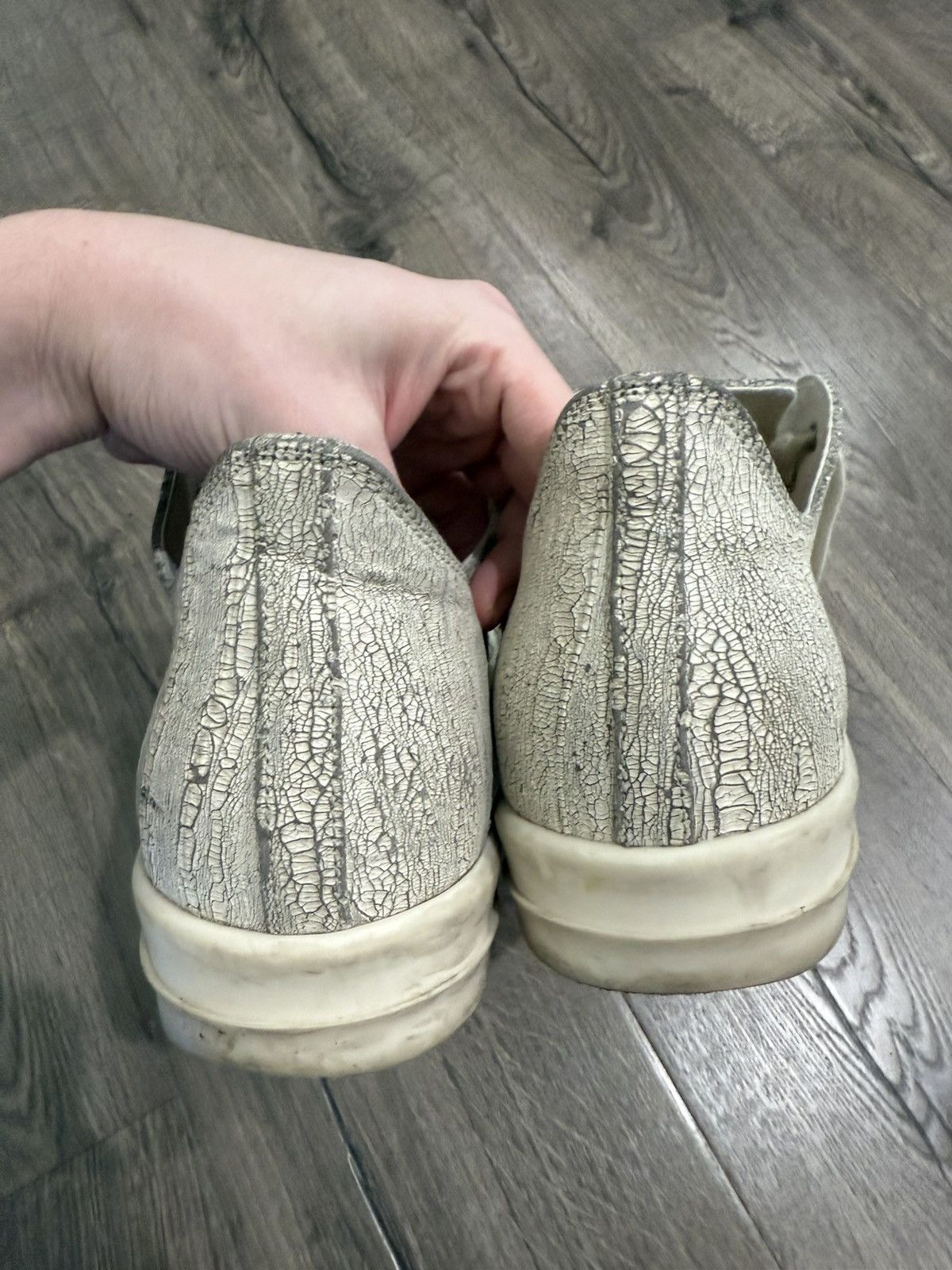 Rick Owens Rick owens cracked paint ramones size 11 Size US 11 / EU 44 - 4 Thumbnail