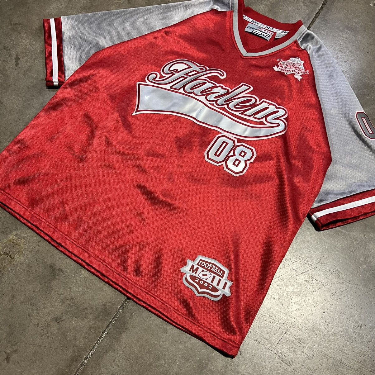 Vintage Vintage Y2K NYC 212 Harlem Football Jersey Oversized Skater Size US XL / EU 56 / 4 - 4 Thumbnail