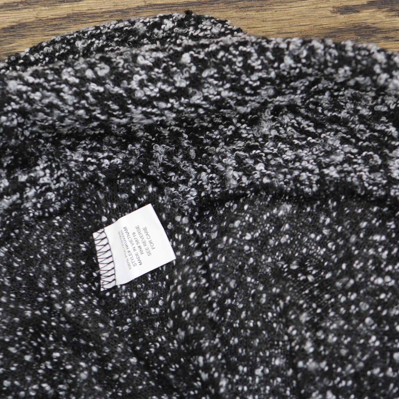 Other Nwt Ny Collection Cowl Neck Pullover Sweater Black Multi 1x Size XL / US 12-14 / IT 48-50 - 4 Thumbnail