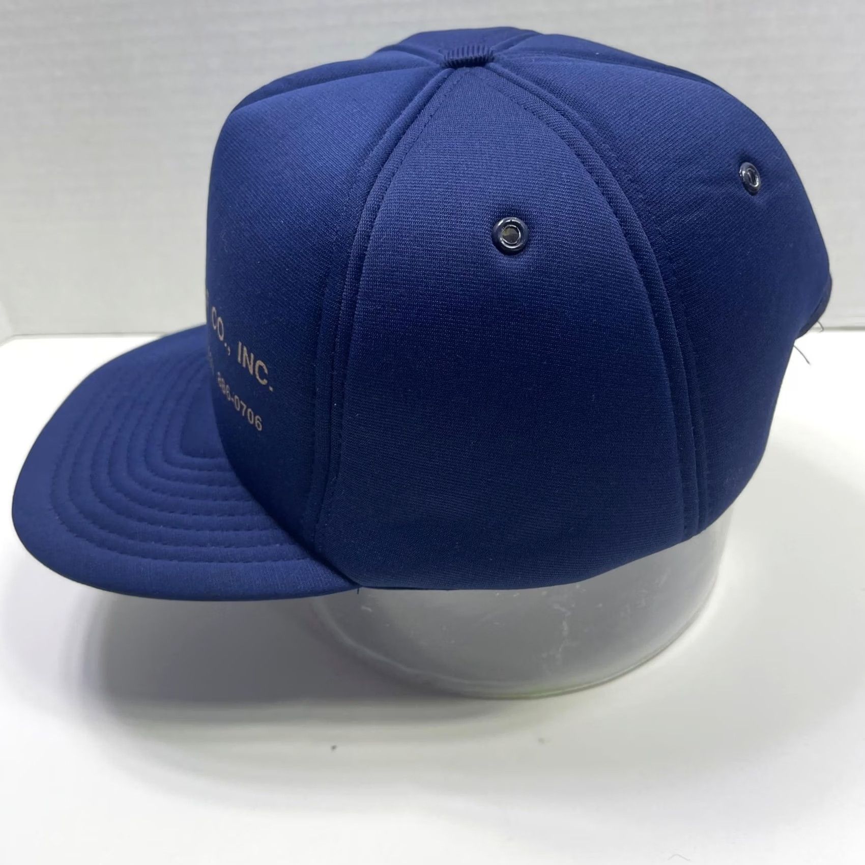 Vintage VINTAGE Holsinger Lumber Hat Cap Snap Back Blue Advertising Trucker Mens 80s Size ONE SIZE - 5 Thumbnail
