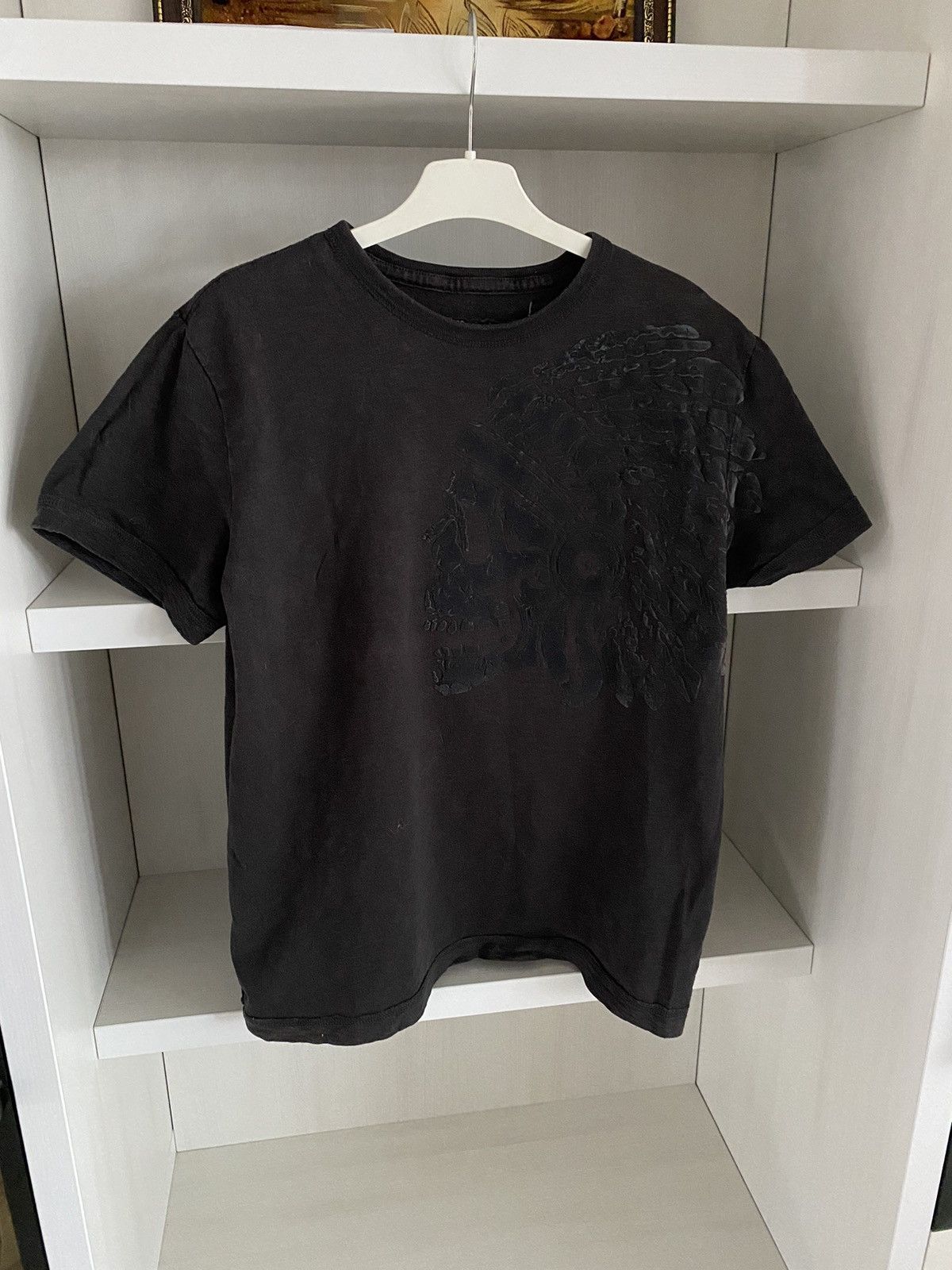 Polo Ralph Lauren Vintage Polo Jeans Co Crazy T-shirt Embrioned Indian Y2K Size US L / EU 52-54 / 3 - 1 Thumbnail