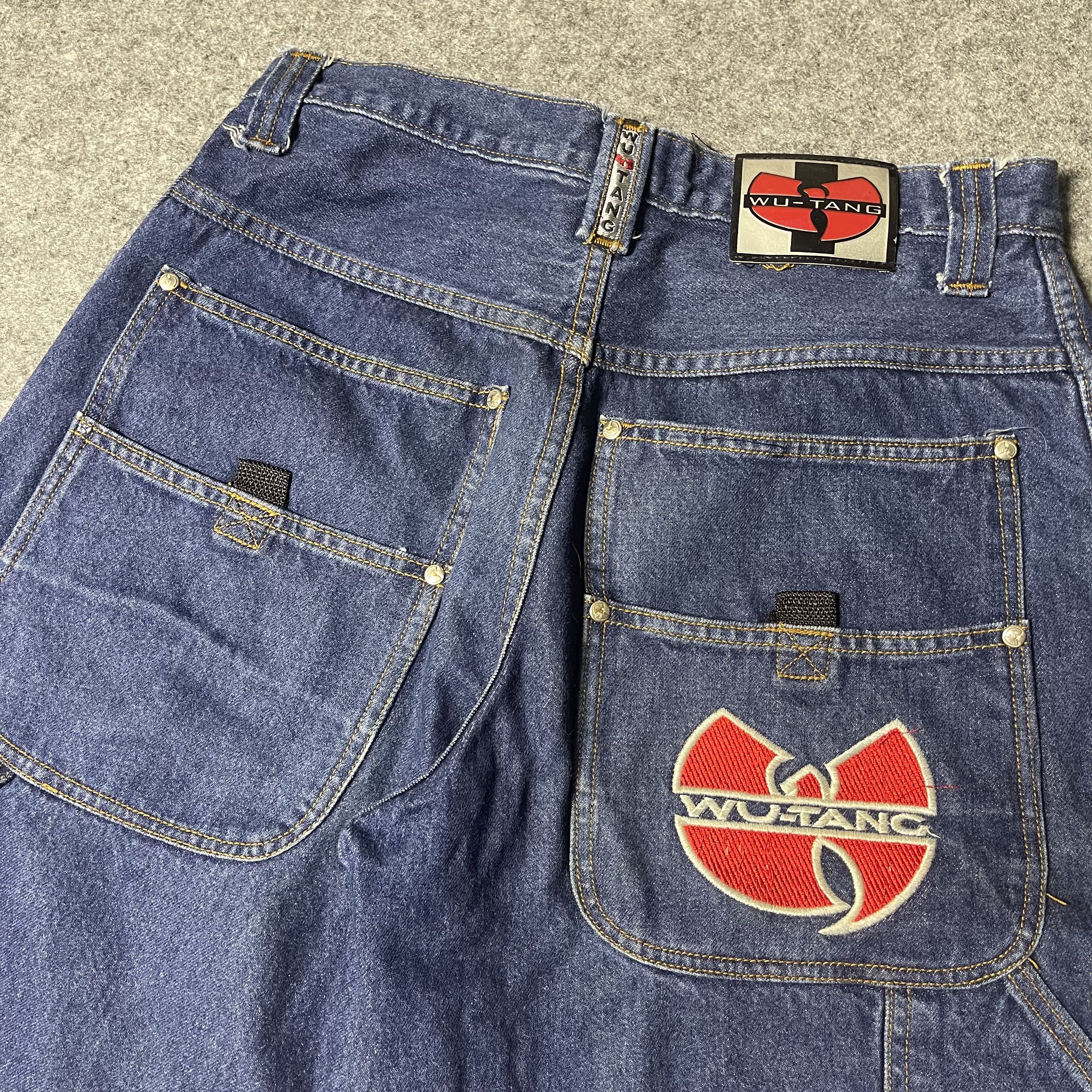 Other Wu Tang Clan Vintage Jean Shorts Urban Militia Size US 34 / EU 50 - 5 Thumbnail