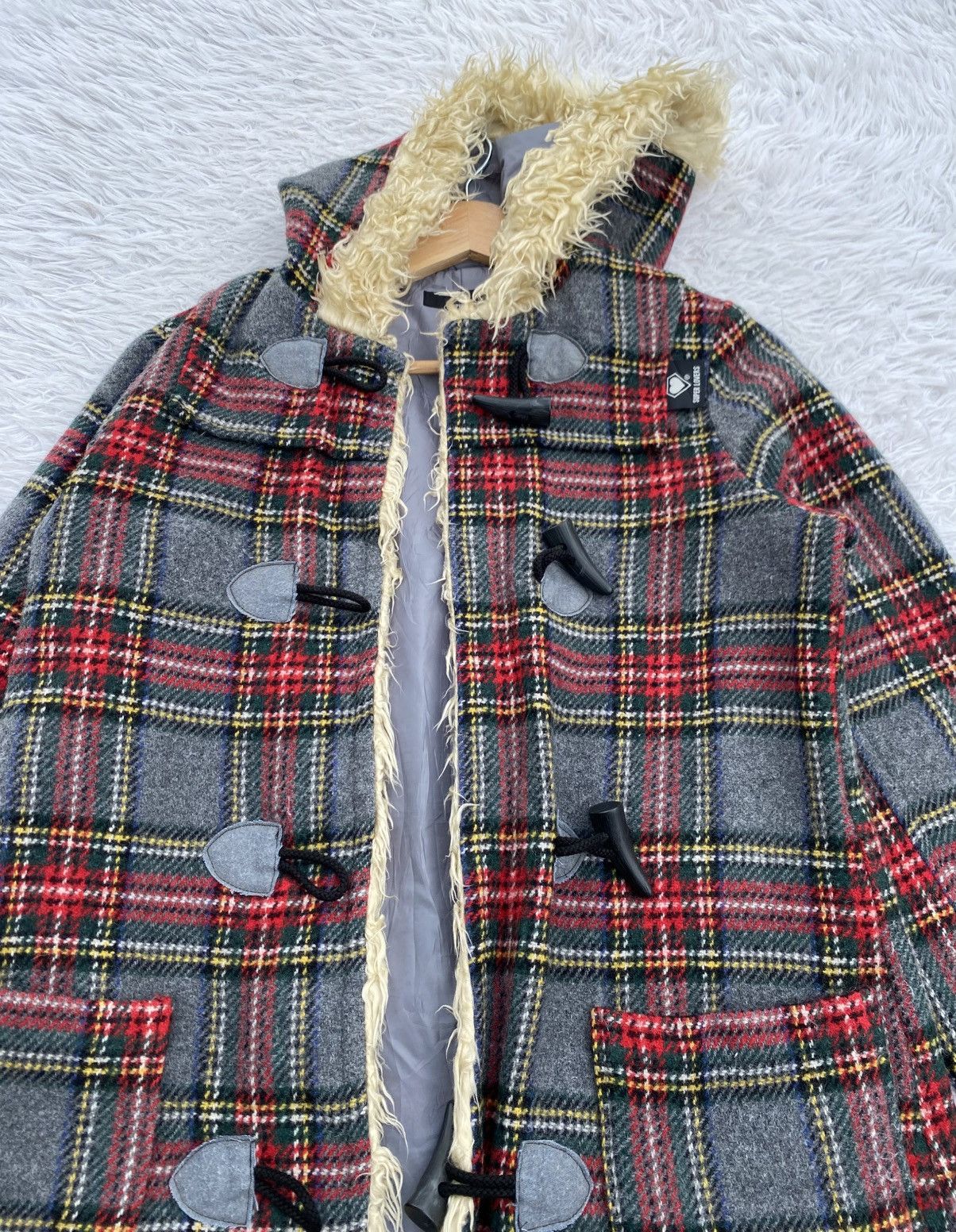 Super Lovers Rare Vintage Super Lovers Wool Long Jacket Size M / US 6-8 / IT 42-44 - 12 Thumbnail
