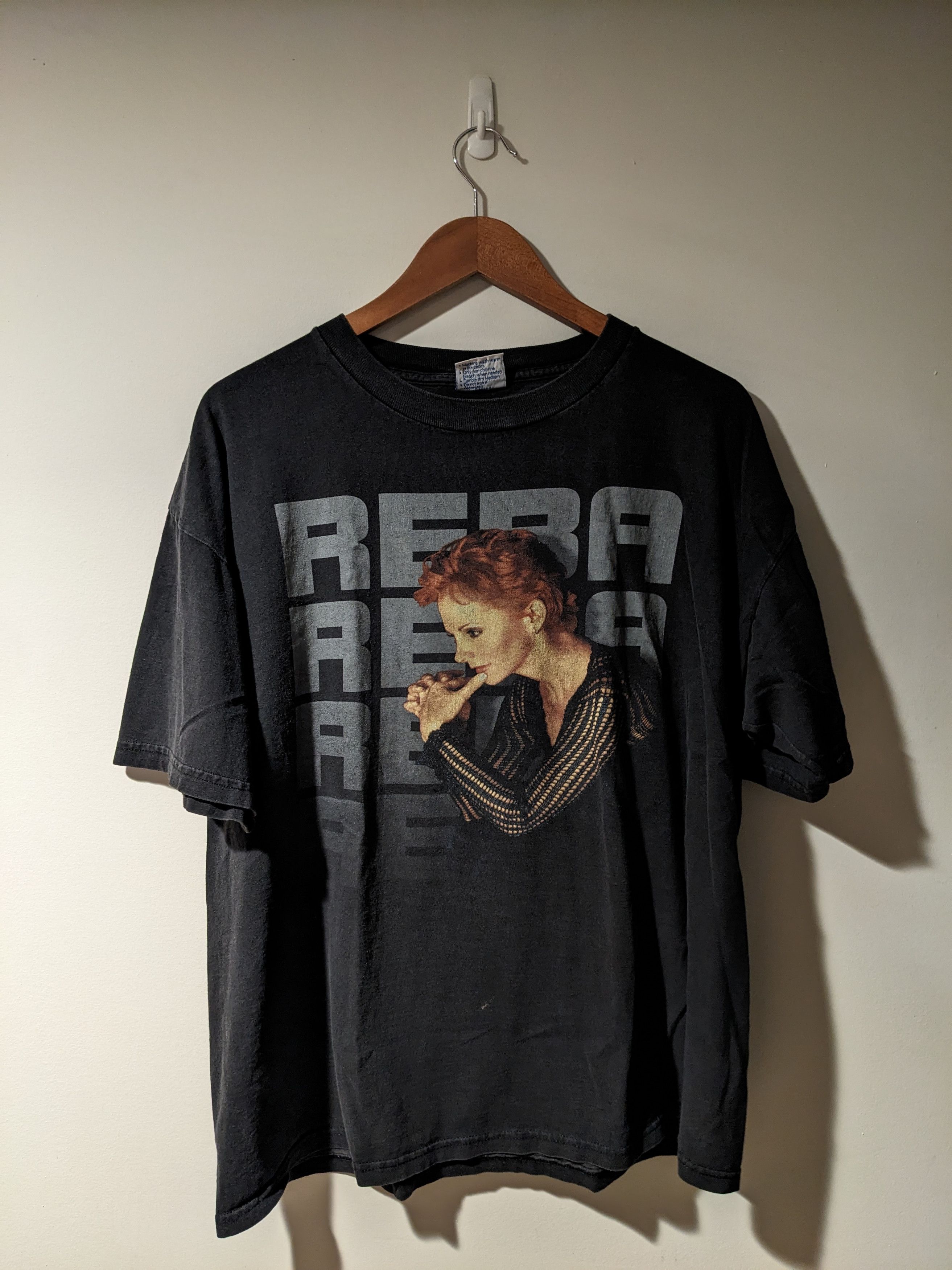 Band Tees × Vintage Vintage 1999 Reba Tour Music Black X-Large T-Shirt Size US XL / EU 56 / 4 - 1 Thumbnail