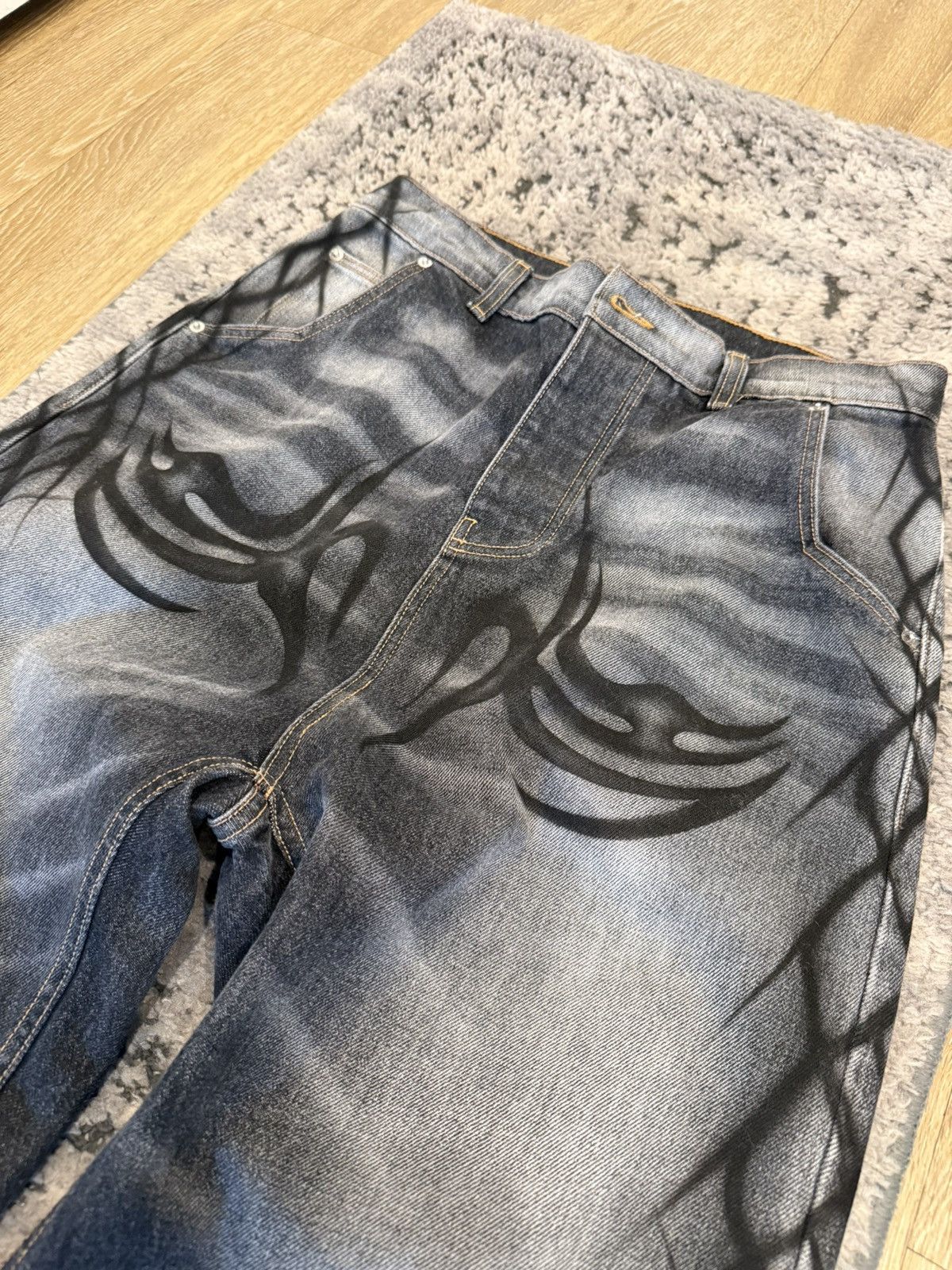 HELLSTAR Hellstar graffiti denim Paris collection Size US 32 / EU 48 - 4 Thumbnail