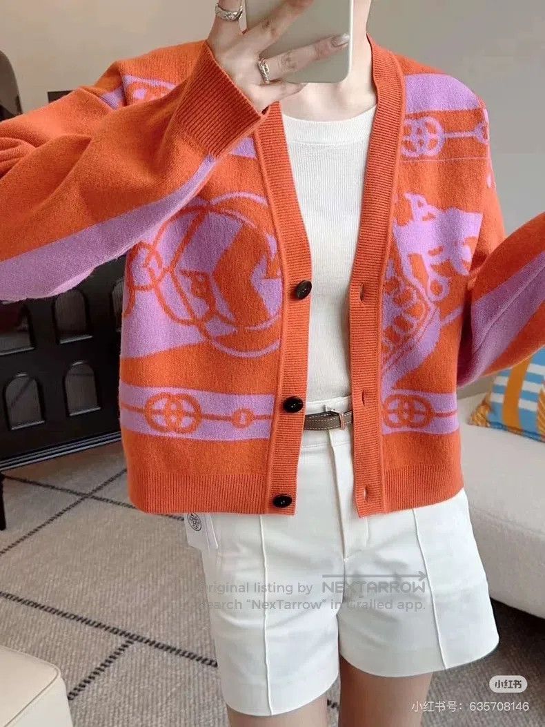 Hermes Hermes Cashmere cardigan Size XS / US 0-2 / IT 36-38 - 2 Thumbnail