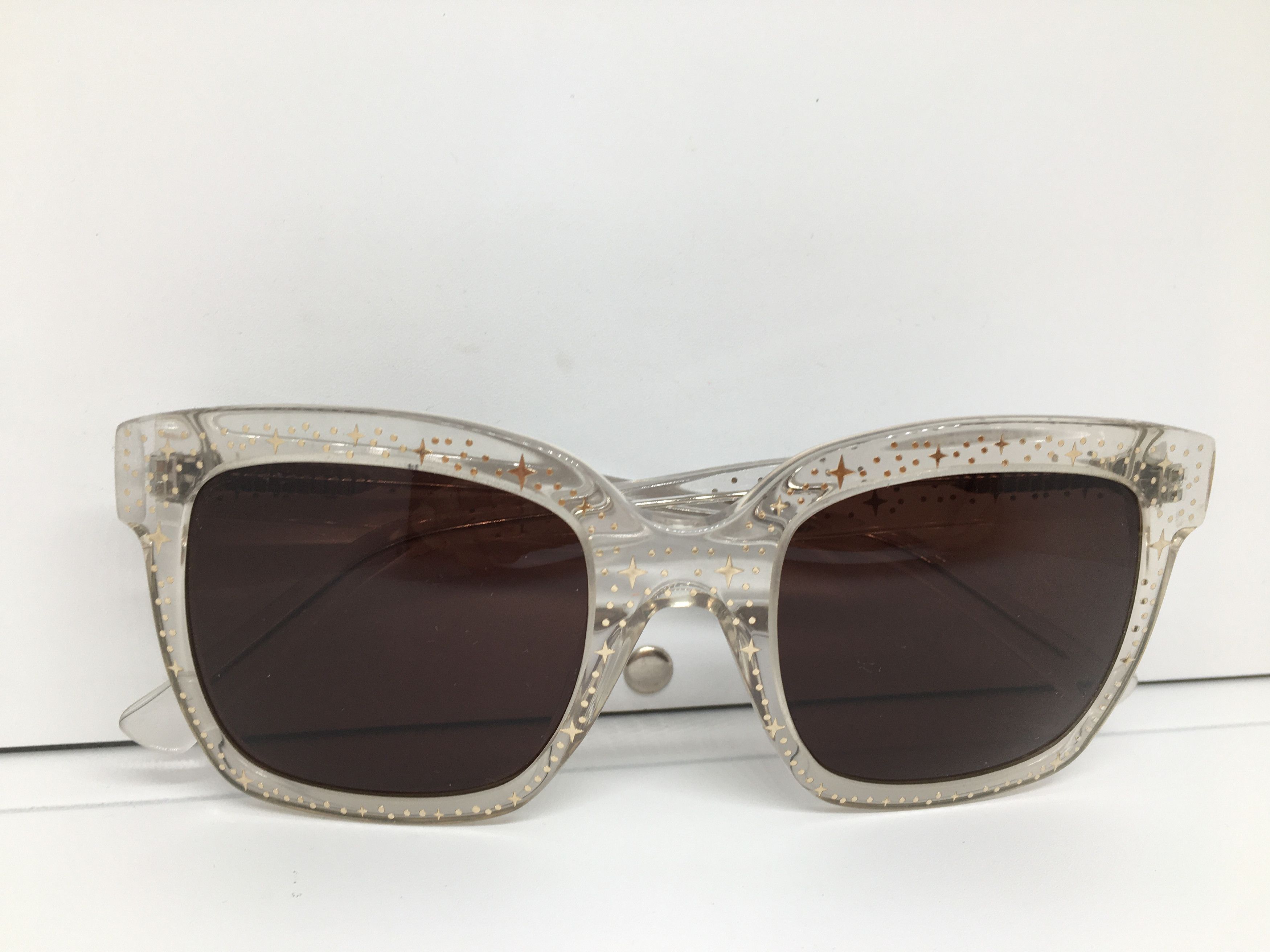 Other Handmade Clear Acetate Square Sunglasses Frame Size ONE SIZE - 8 Thumbnail