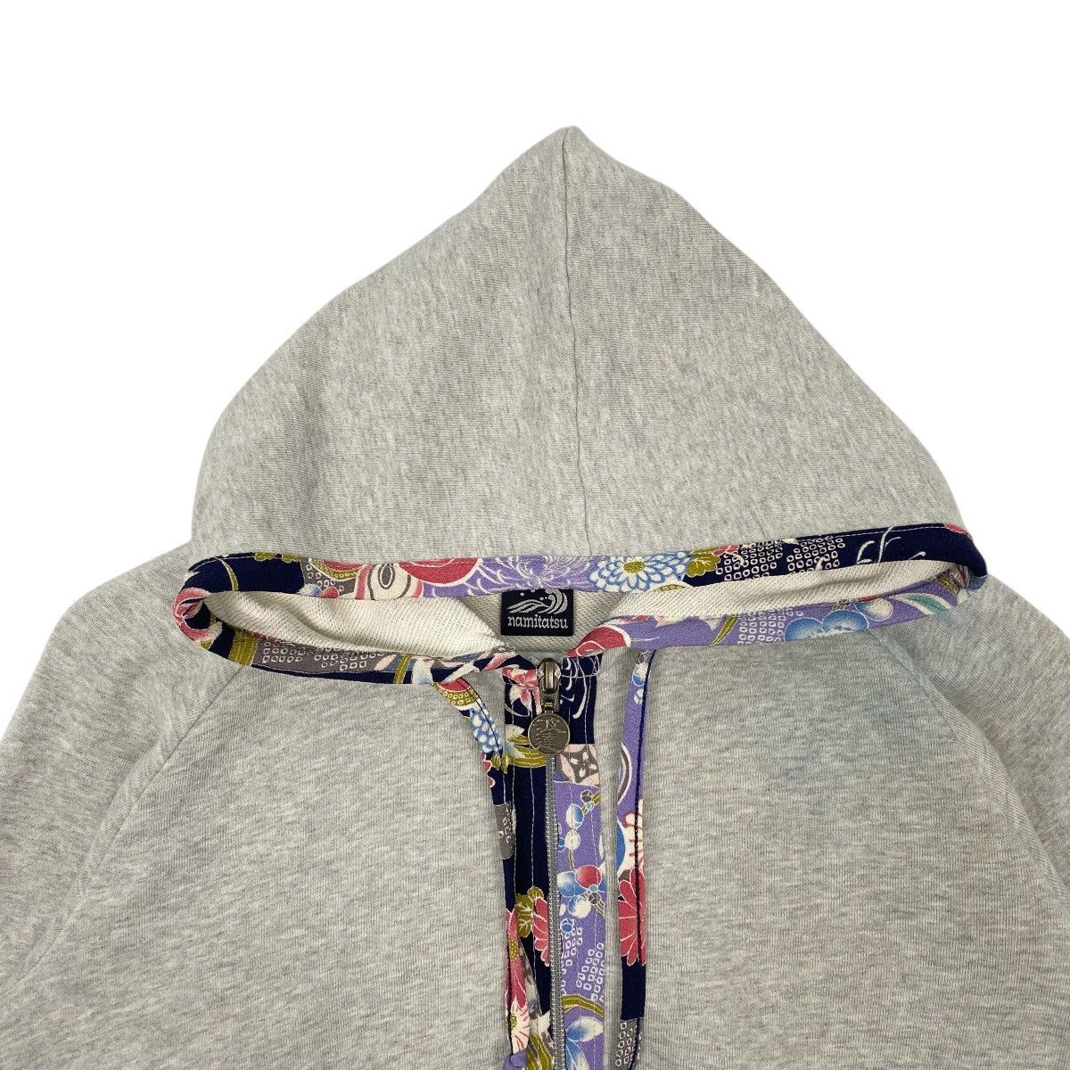 Vintage Vintage Namitatsu Printed Hoodie Sweater Gray Pullove Size M Size US M / EU 48-50 / 2 - 3 Thumbnail
