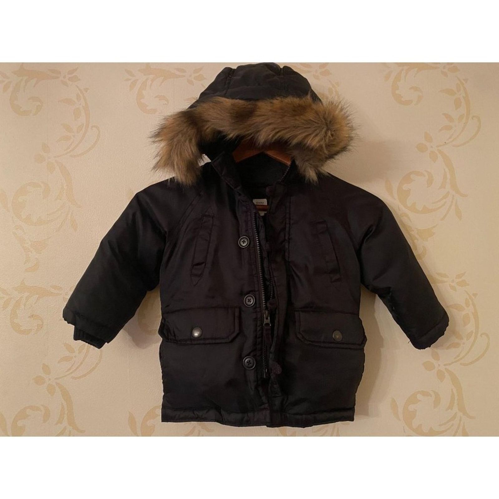 Gap Baby Gap Boys Size 2T Black Goose Down Jacket Size XXS / US 00 / IT 34 - 1 Thumbnail