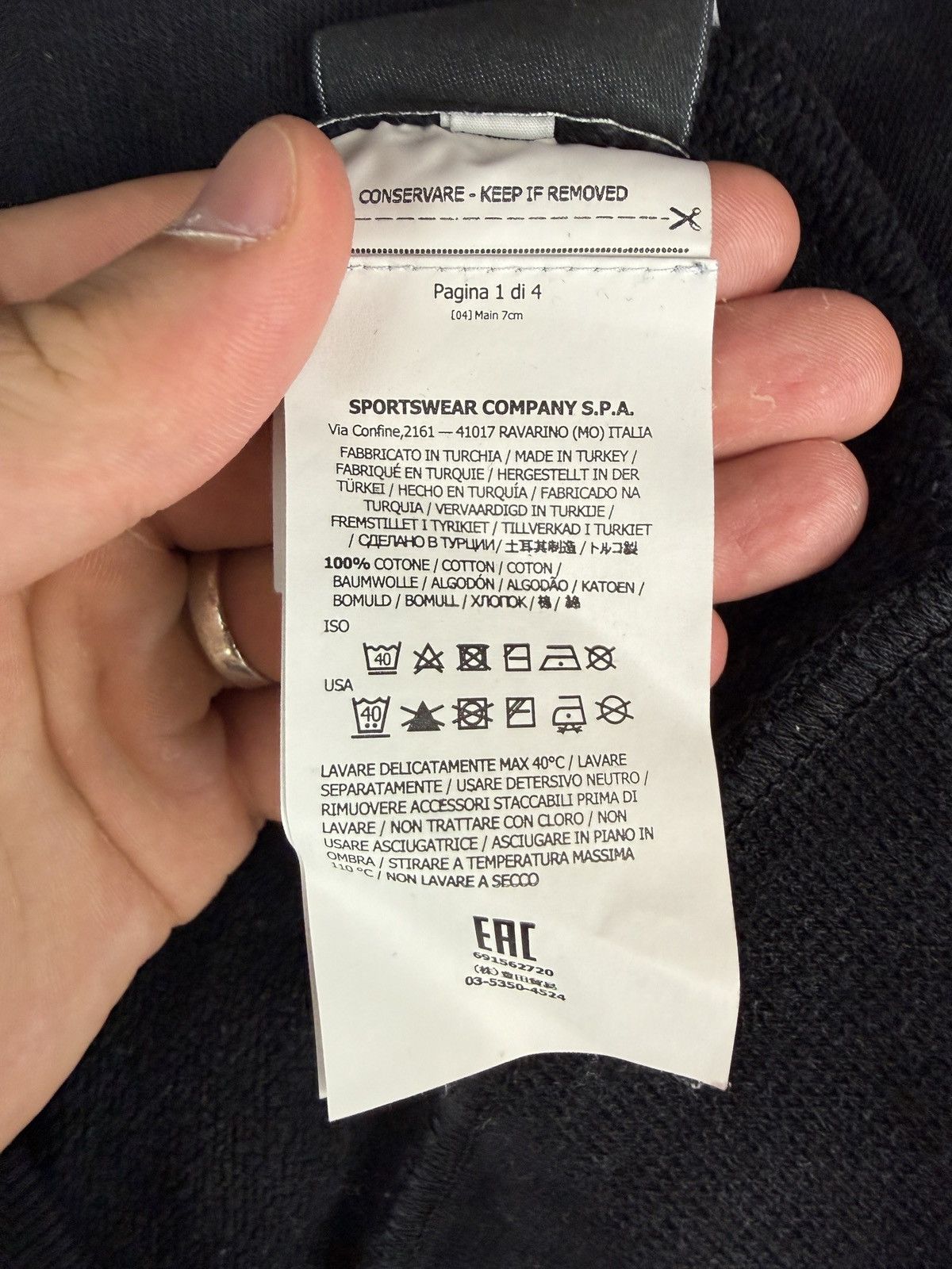 Stone Island Black Stone Island sweatshirt Size US M / EU 48-50 / 2 - 8 Thumbnail