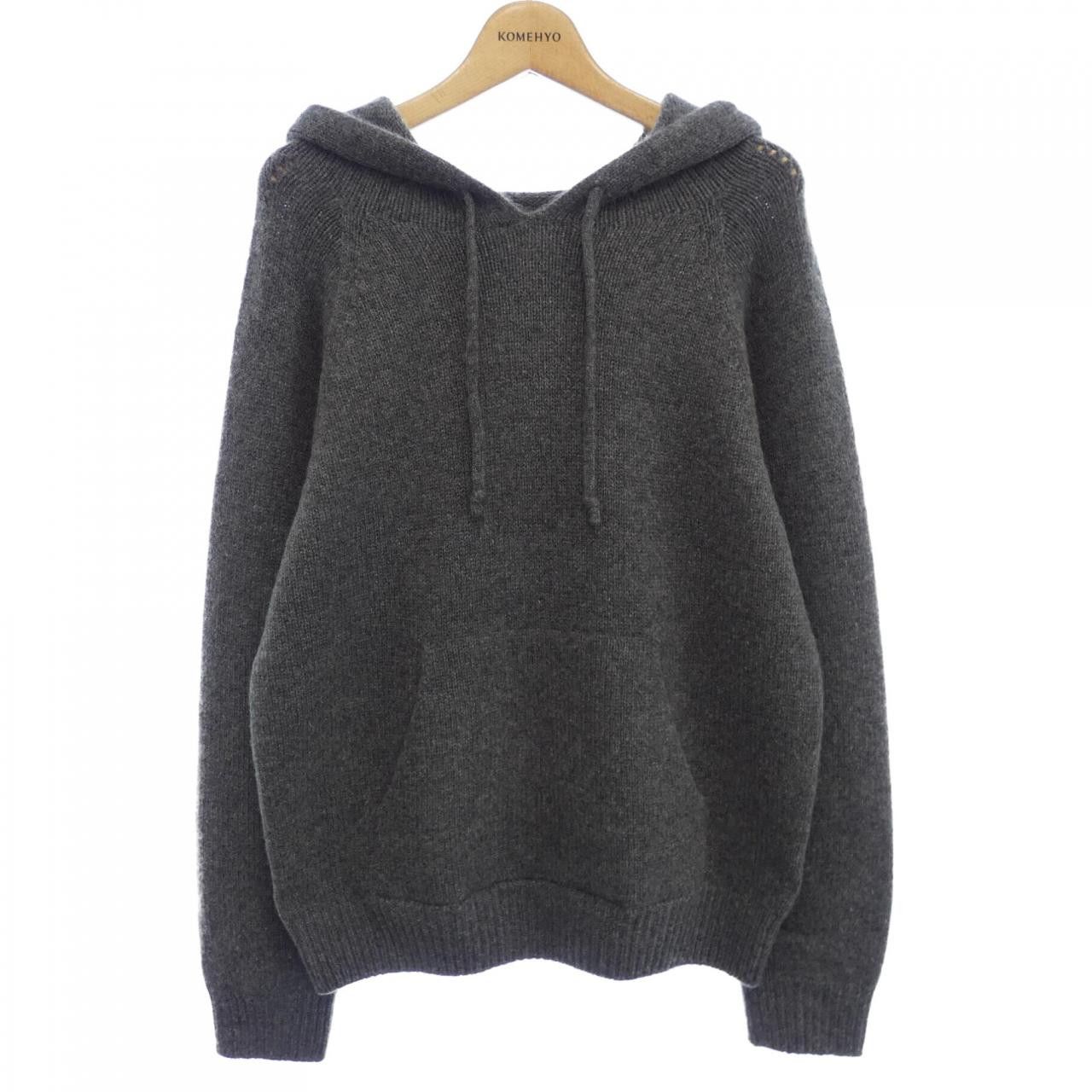 Celine Celine 100% Cashmere Hoodie Natural Material Sweatshirts & Hoodies 2A906384D DUTY FREE for USA