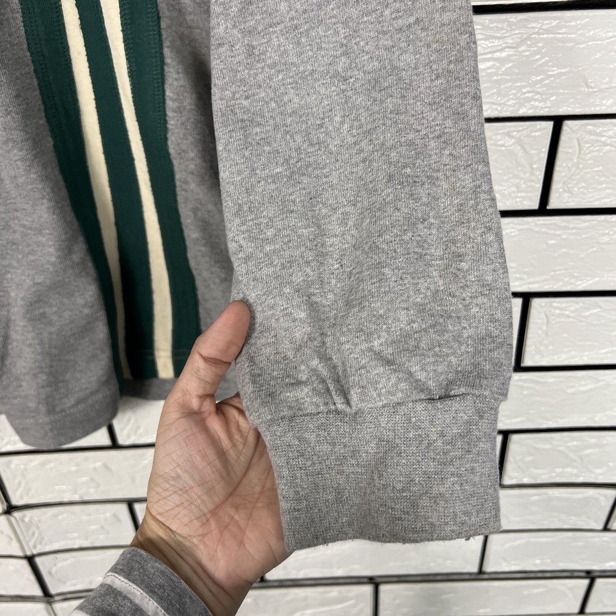 Adidas Vintage 90's ADIDAS Big Logo Long Sleeve Polos #4029-C183 Size US M / EU 48-50 / 2 - 11 Thumbnail
