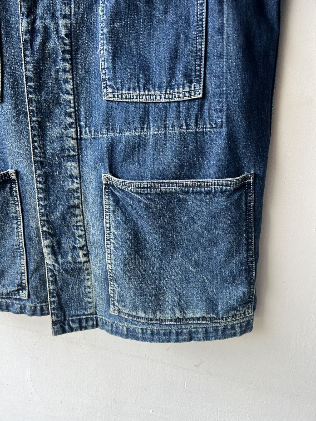 45rpm Archive 45rpm NMD Ocean Blue Patina Denim Chore Jacket Size US XL / EU 56 / 4 - 12 Thumbnail