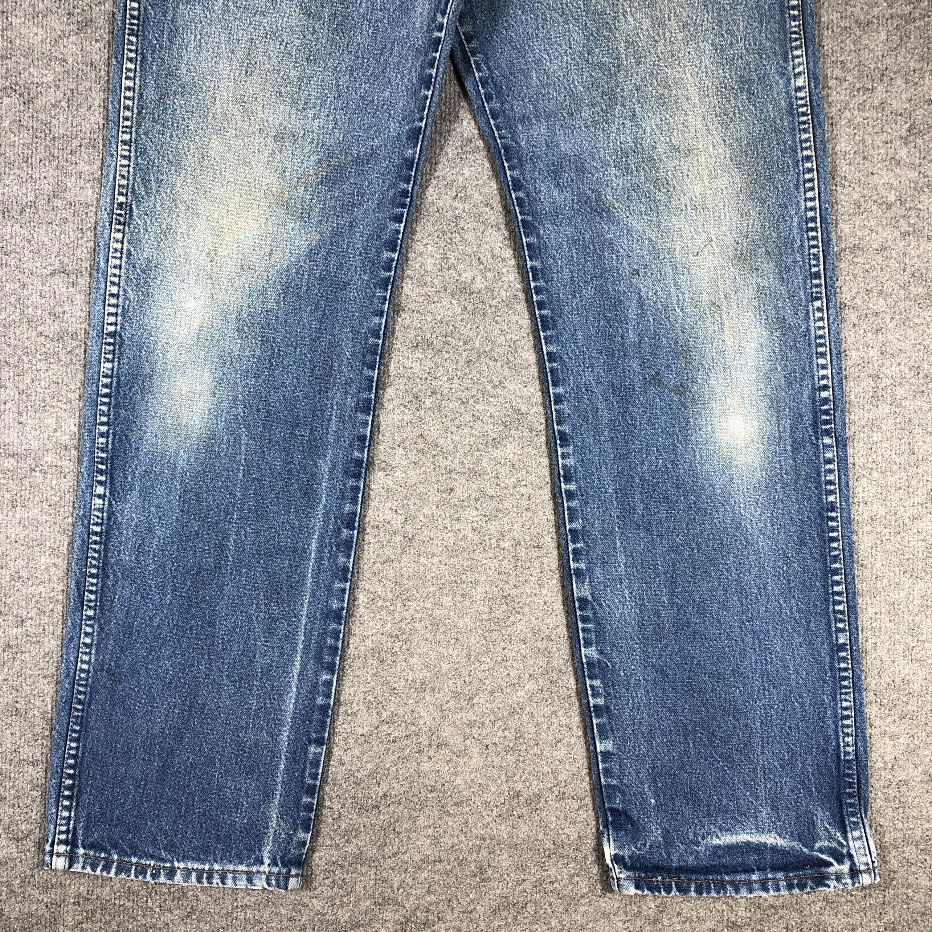 Vintage × Wrangler Vintage Wrangler Light Blue Wash Jeans L711 Size US 33 - 3 Thumbnail