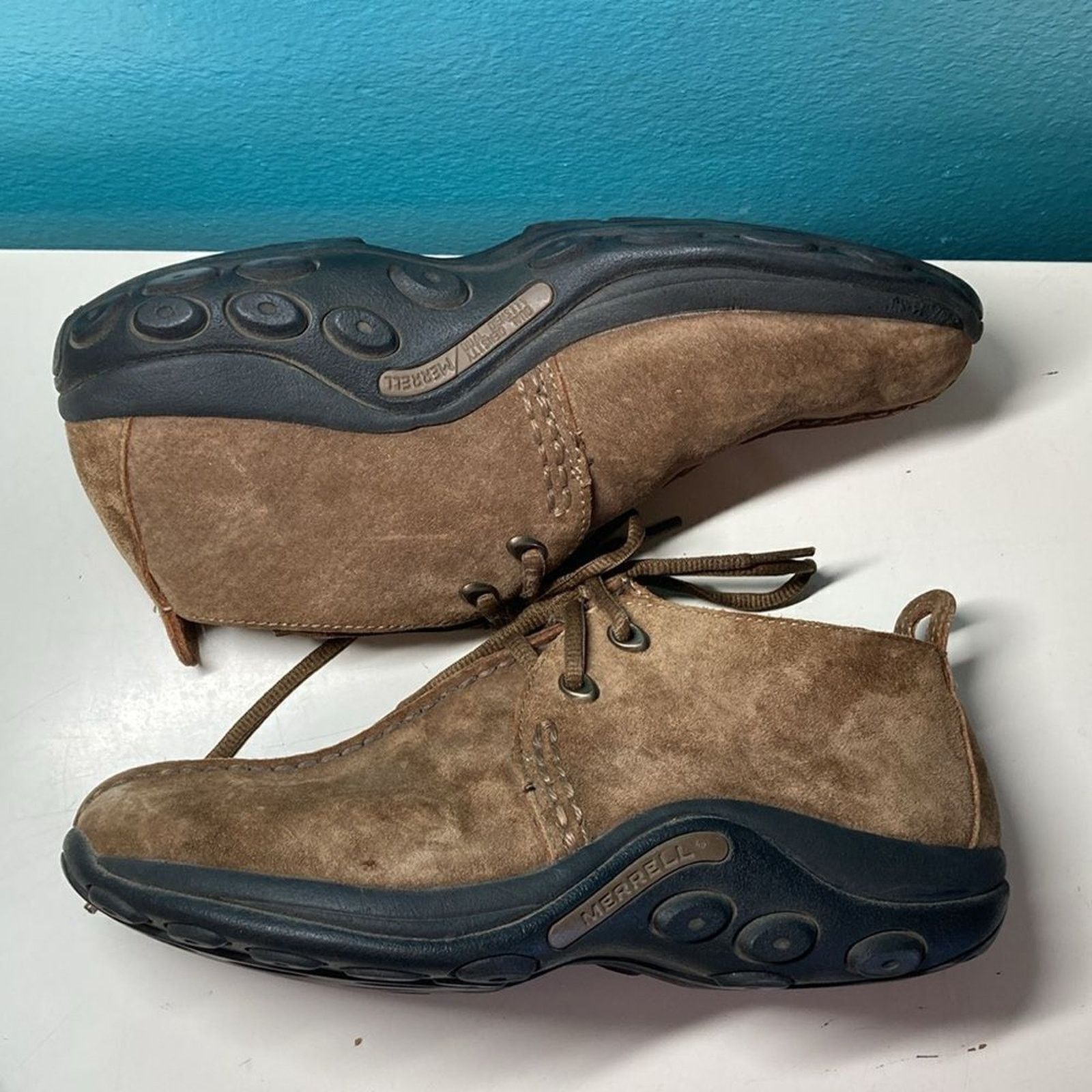 Merrell Merrell Brown Suede Size 40 Mens 7 Jungle Stitch Moc Size US 7 / EU 40 - 16 Thumbnail